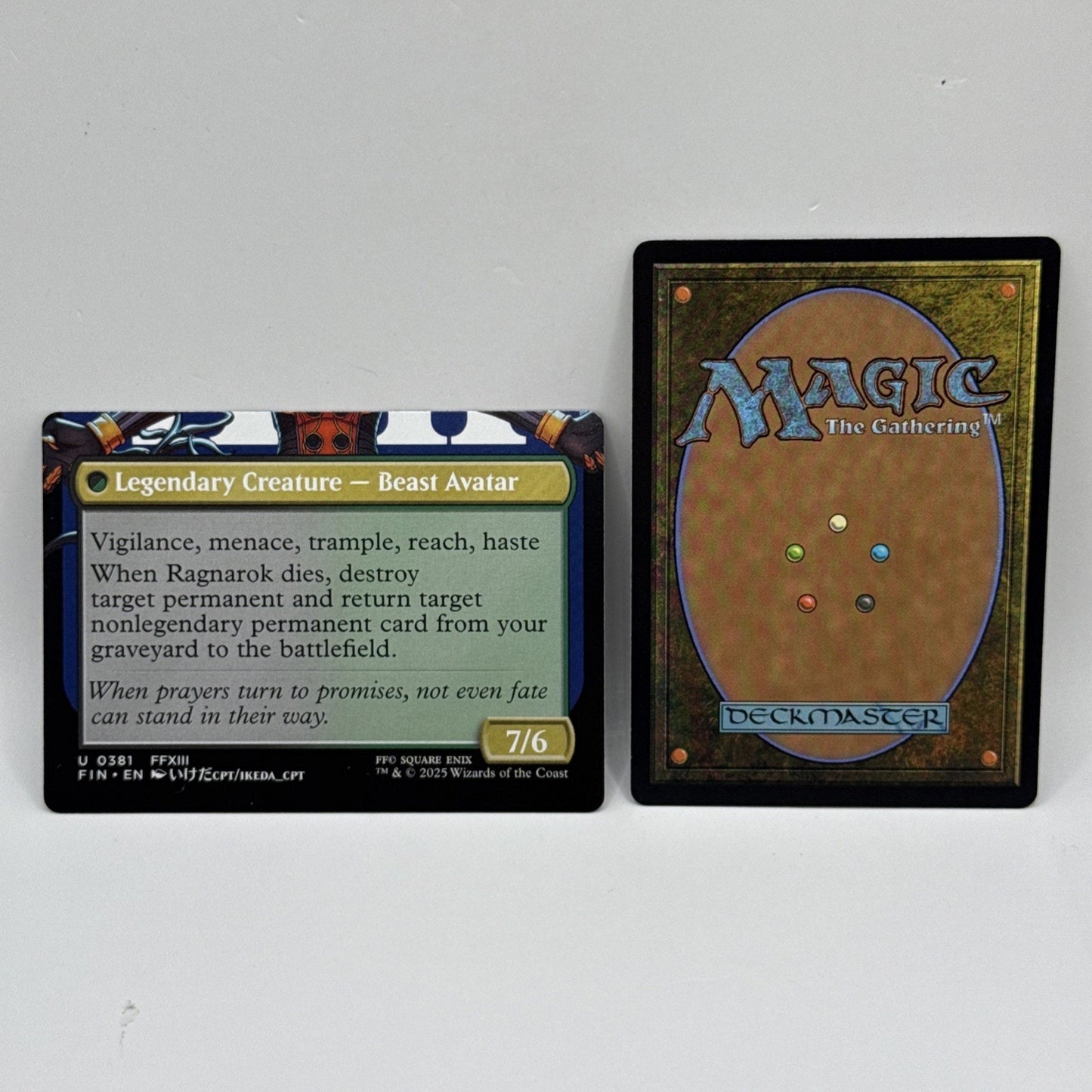 MTG - Fang, Fearless I'Cie & Zidane, Tantalus Thief (Borderless) Final Fantasy