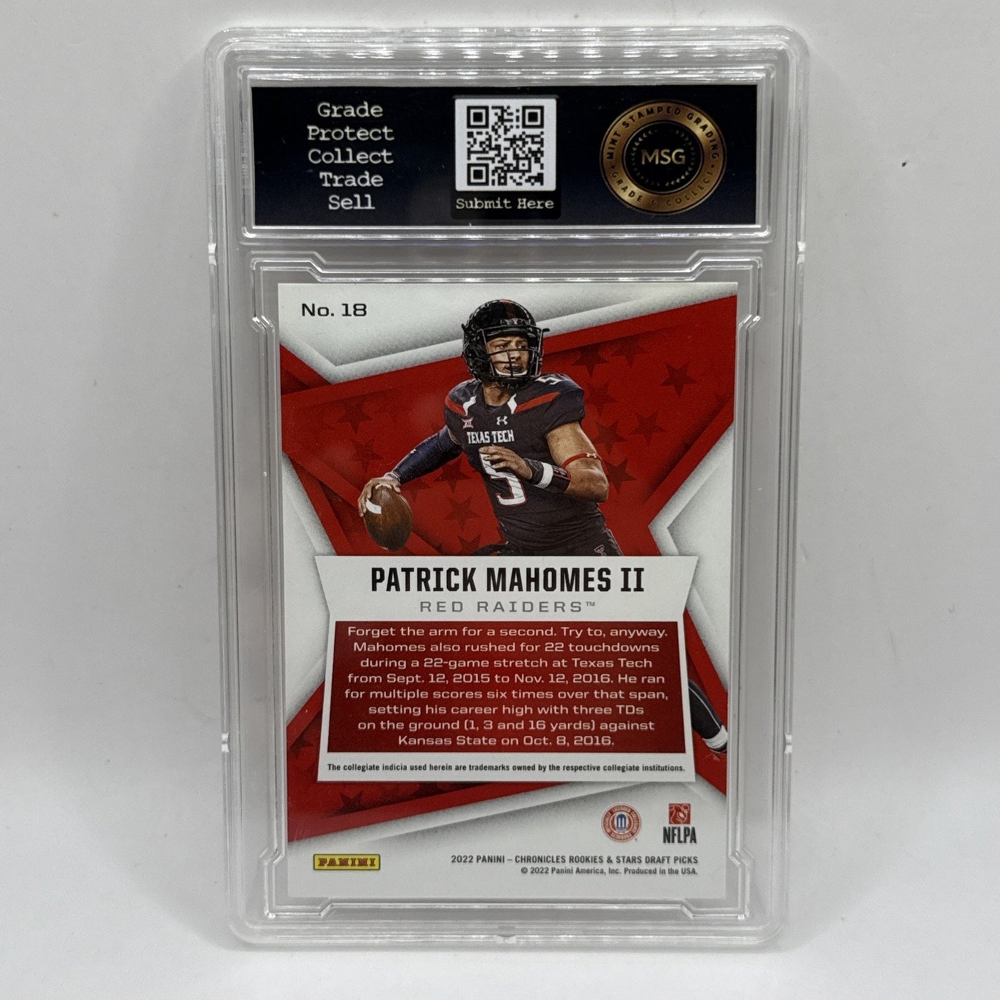 2022 Panini Chronicles Draft Picks - Rookies & Stars #18 Patrick Mahomes II NFL