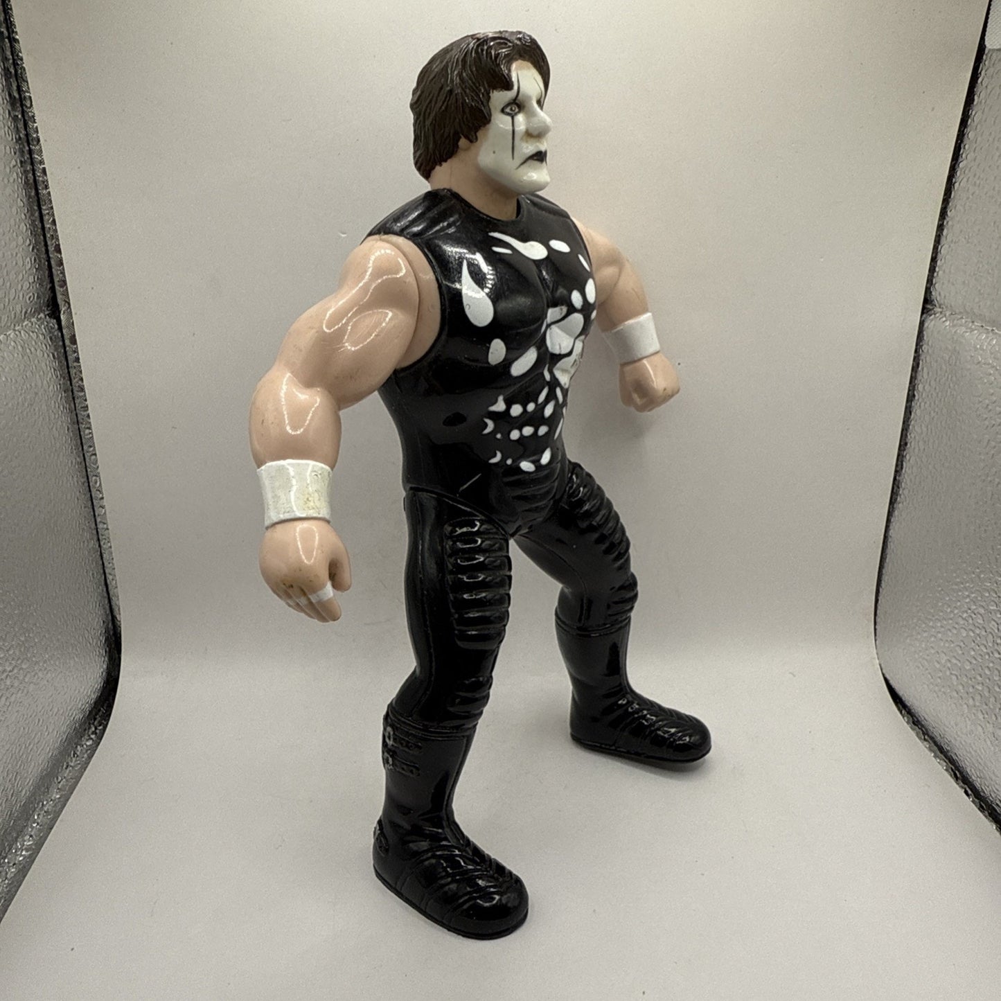 WORKS 1997 OSFTM WCW Monday Nitro Sting Vibrating Action Figure WWF WWE NWO 7.5”