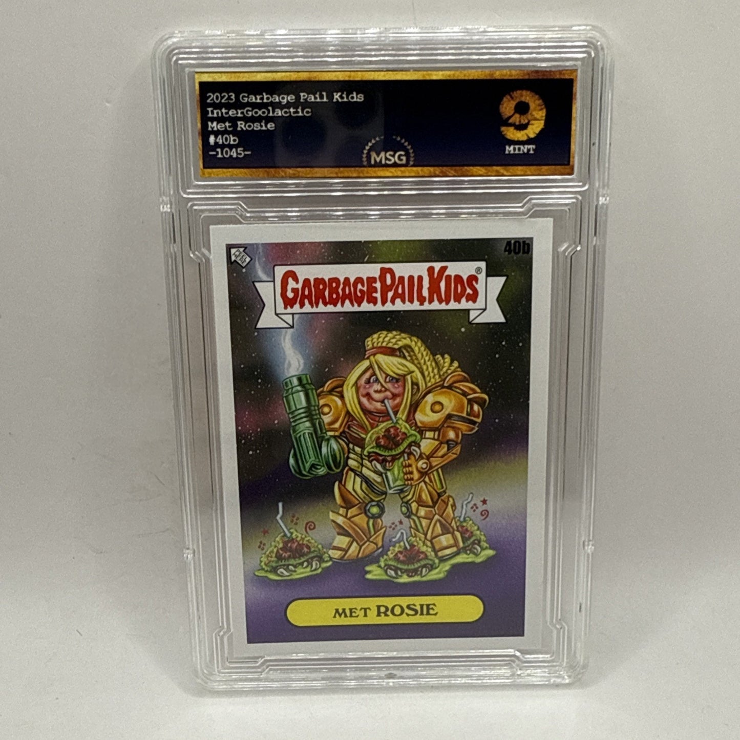 Met Rosie #40b Garbage Pail Kids GPK 2023 Intergoolactic Mayhem Graded 9 Mint