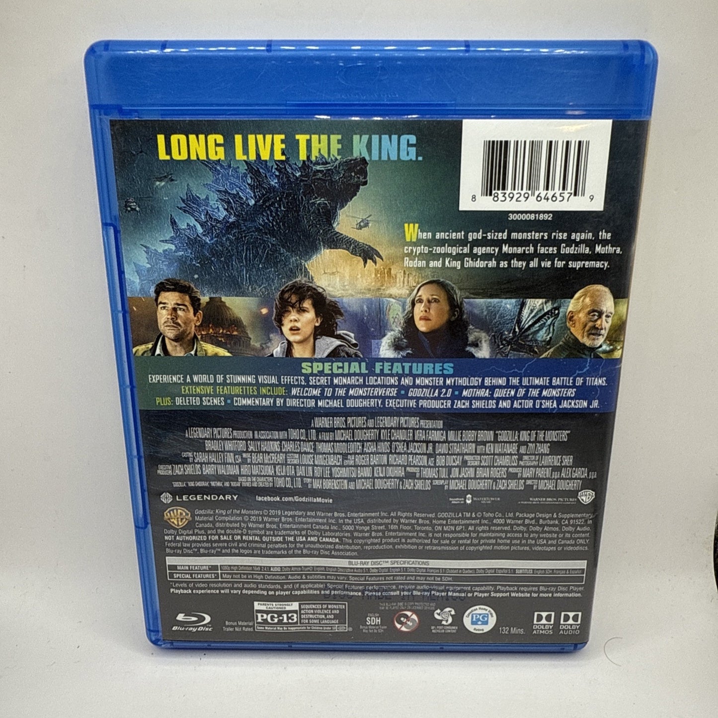Godzilla: King of the Monsters Blu-ray & DVD Movie Combo - Long Live The King