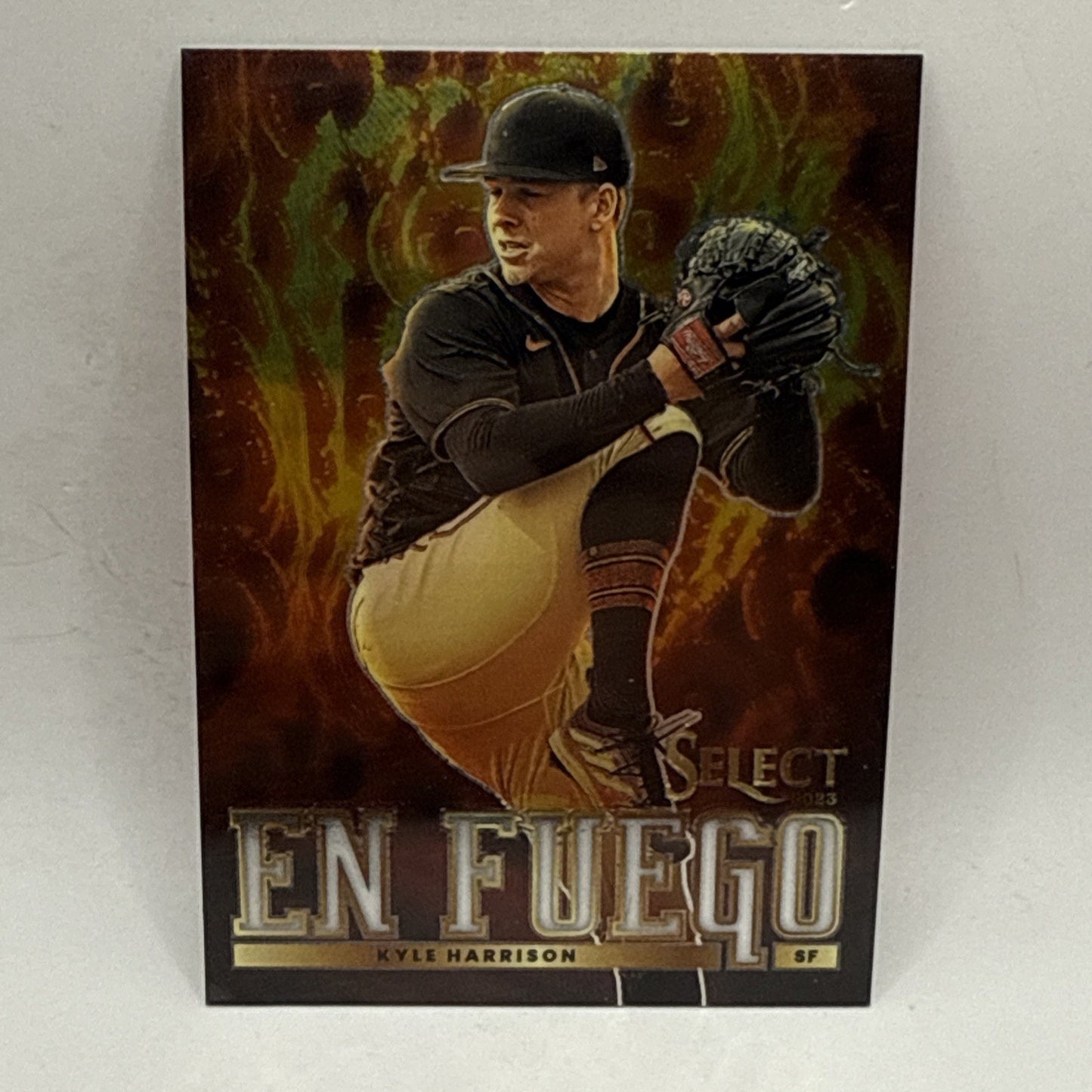 2023 Panini Select En Fuego Kyle Harrison San Francisco Giants #EF12 MLB Card
