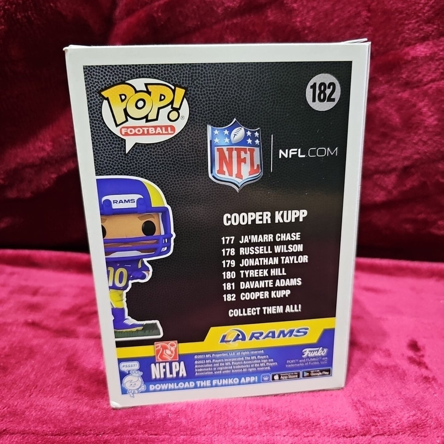 Funko Pop! NFL Los Angeles Rams Cooper Kupp Pop! Vinyl Figure #182