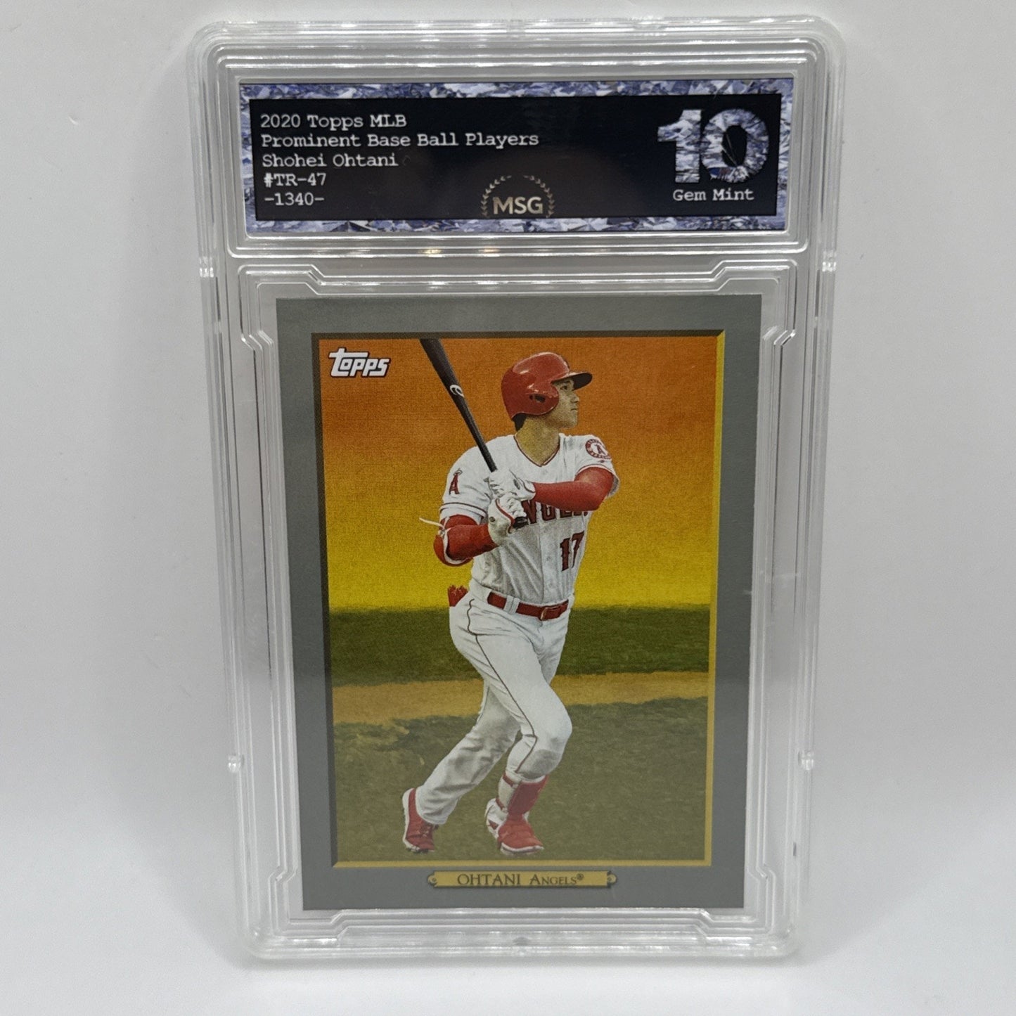 2020 Topps Shohei Ohtani #TR47 Turkey Red Los Angles Angels Graded 10 Gem Mint