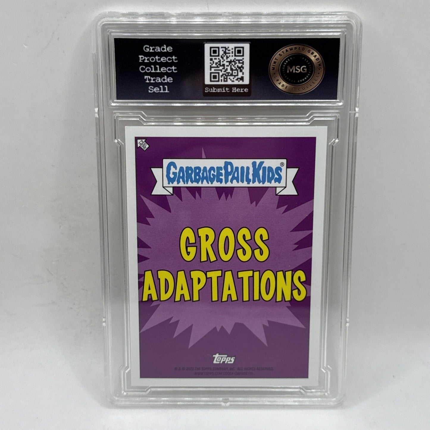 2022 Topps Garbage Pail Kids GPK Gross Adaptations #9 Lou Manji Graded 9