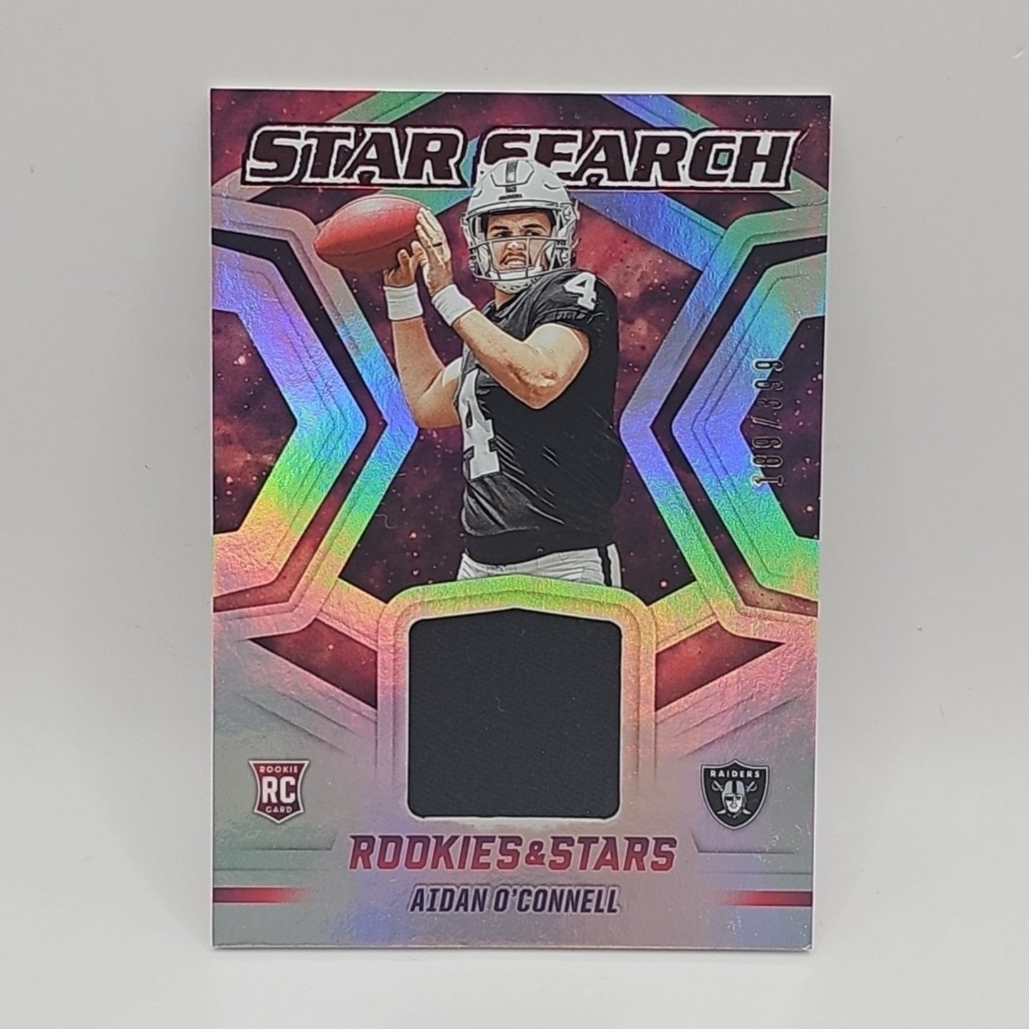 2023 Panini Rookies & Stars - Star Search Longevity #SS-AO Aidan O'Connell /399