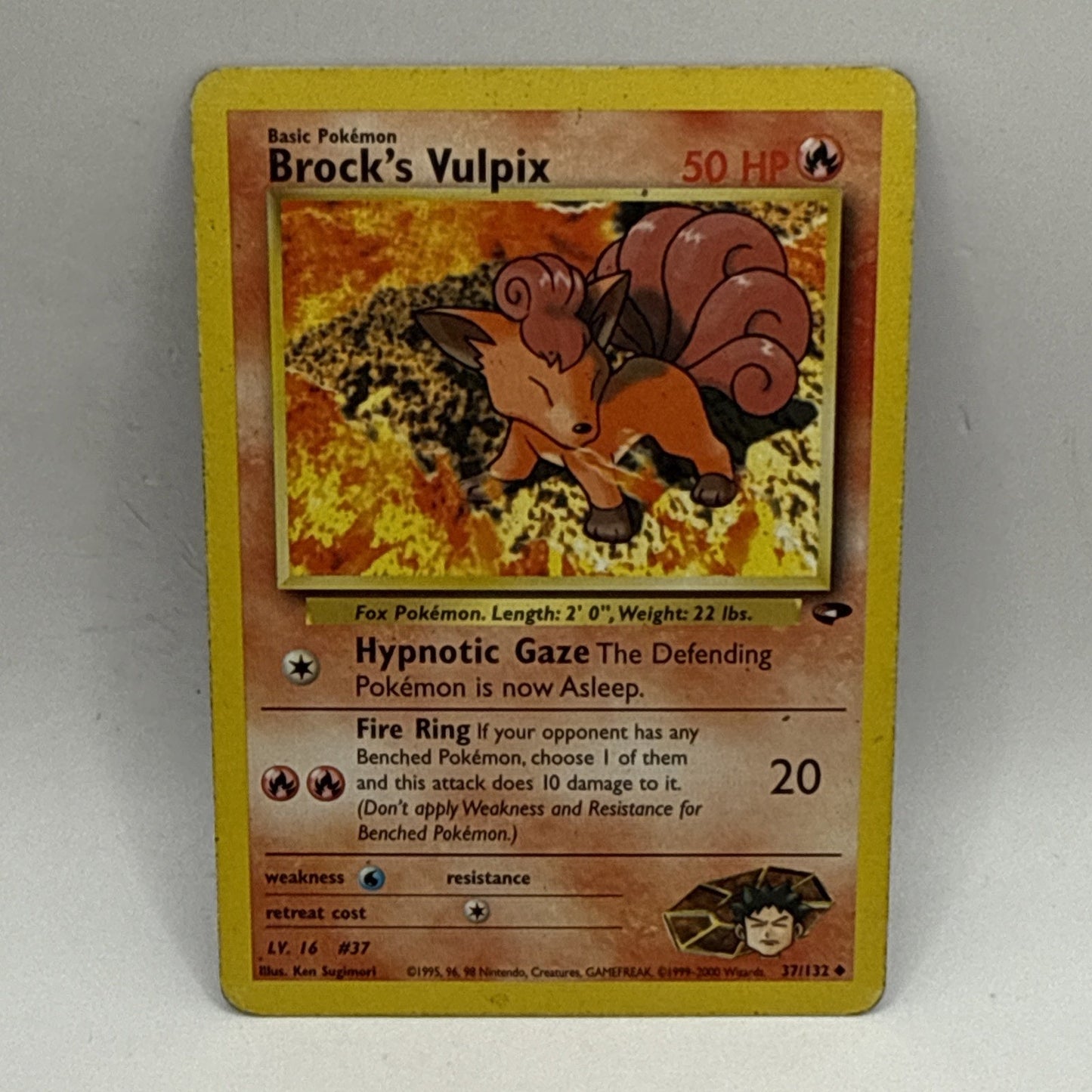 Brock's Vulpix 37/132 - WoTC Promo - Pokemon Card - HP Tcg Card