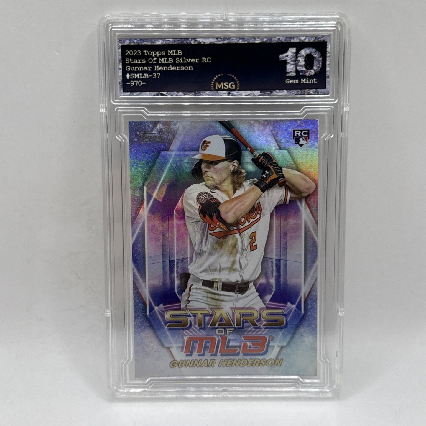 2023 Topps Series 2 - Stars of Mlb Gunnar Henderson #SMLB-37 (RC) Graded 10 Gem