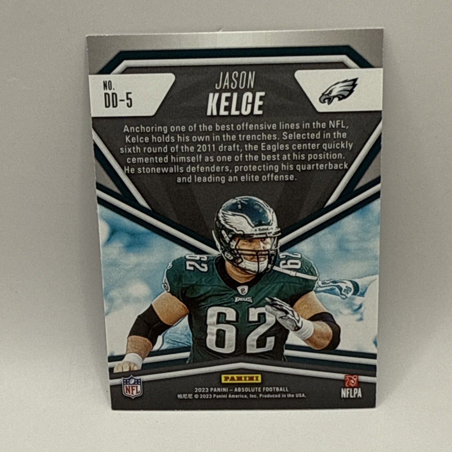 2023 PANINI ABSOLUTE JASON KELCE EAGLES #DD-5 DRAFT DIAMOND