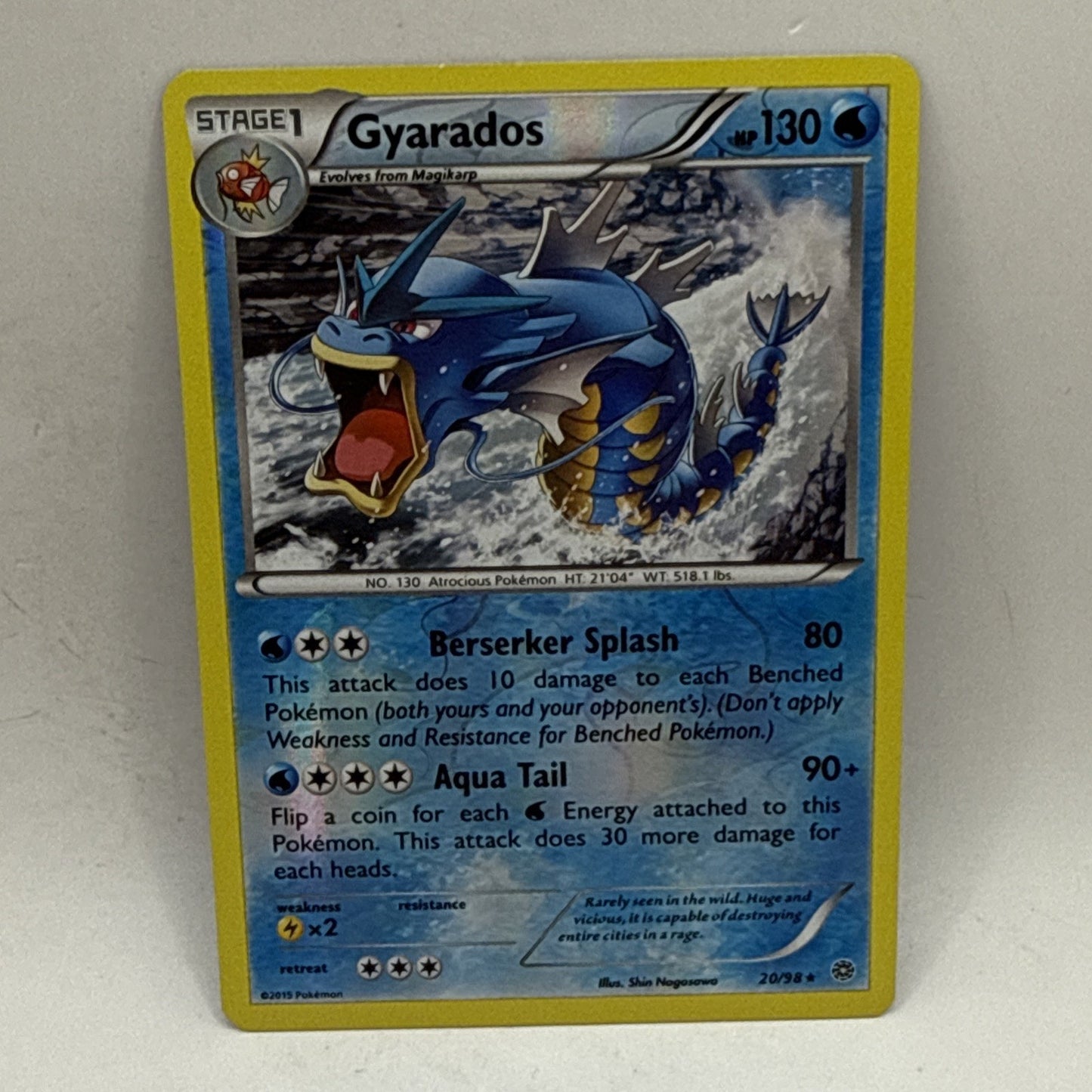 Gyarados 20/98 XY-Ancient Origins Reverse Holo HP Collectible Pokémon Card