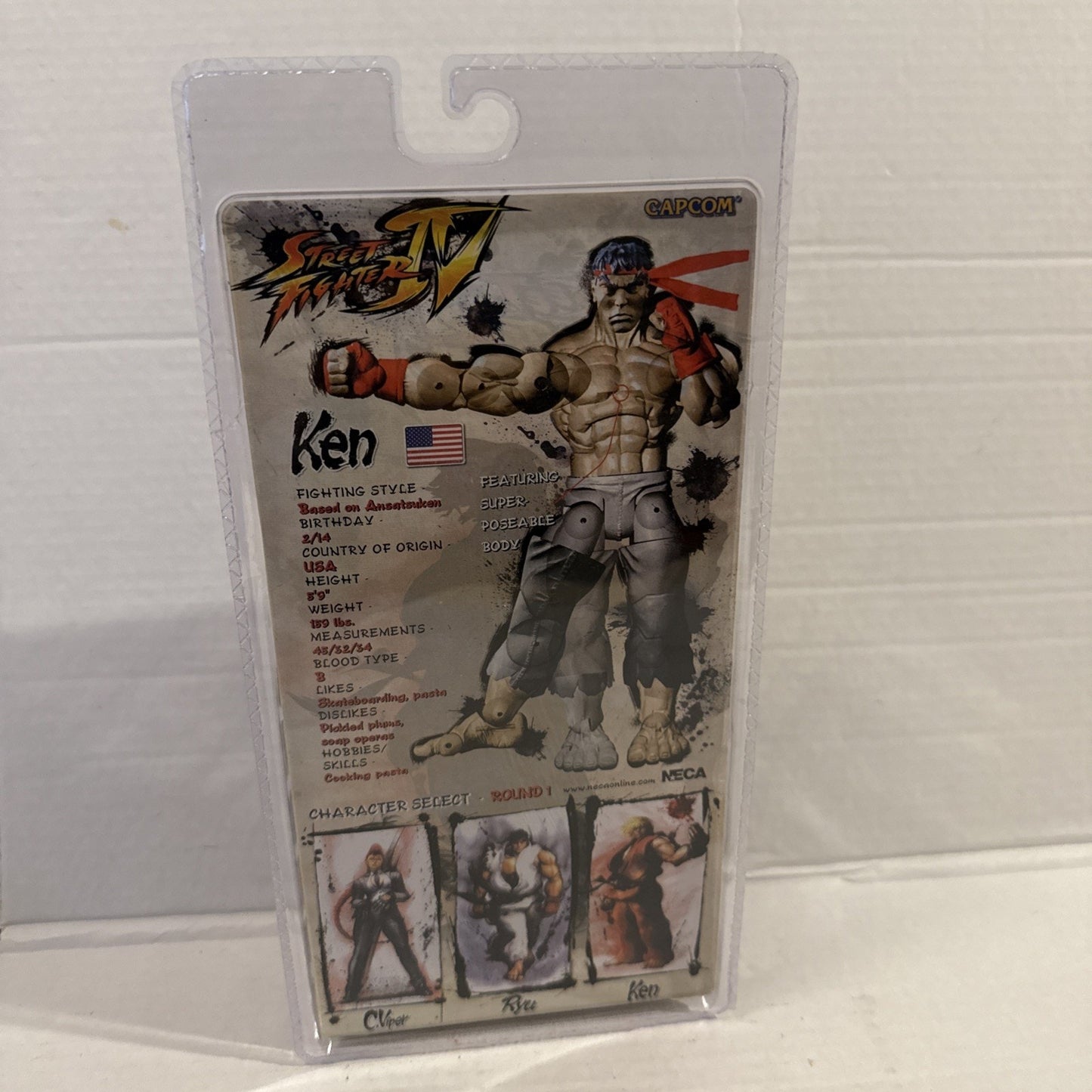 New Capcom Street Fighter IV Ken Action Figure Box Set Ch Version