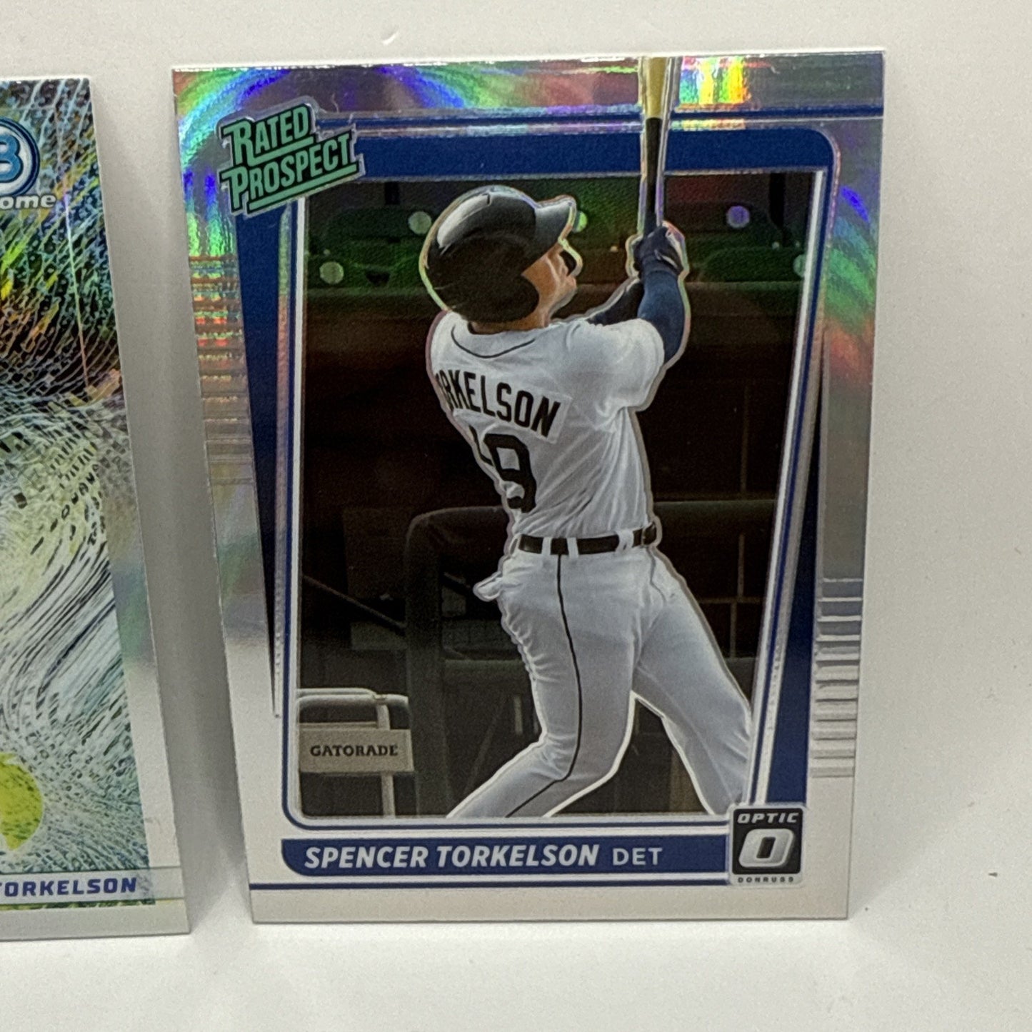 2022 Bowman Chrome Spencer Torkelson Virtuosic Vibrations #VV-2 Detroit Tigers