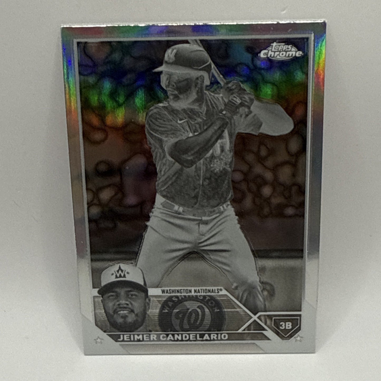 2023 Topps Chrome Update Negative USC74 Jeimer Candelario - Nationals