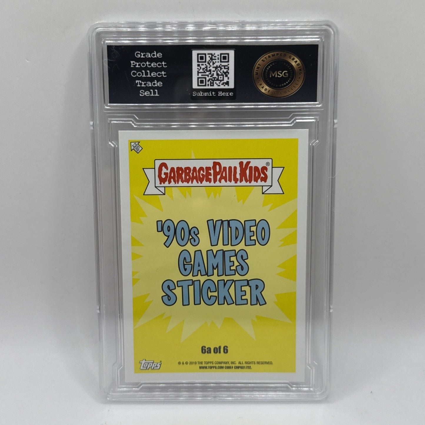 2019 Garbage Pail Kids We Hate 90s POKE MONROE 6a GEM MINT Card Pokemon Graded