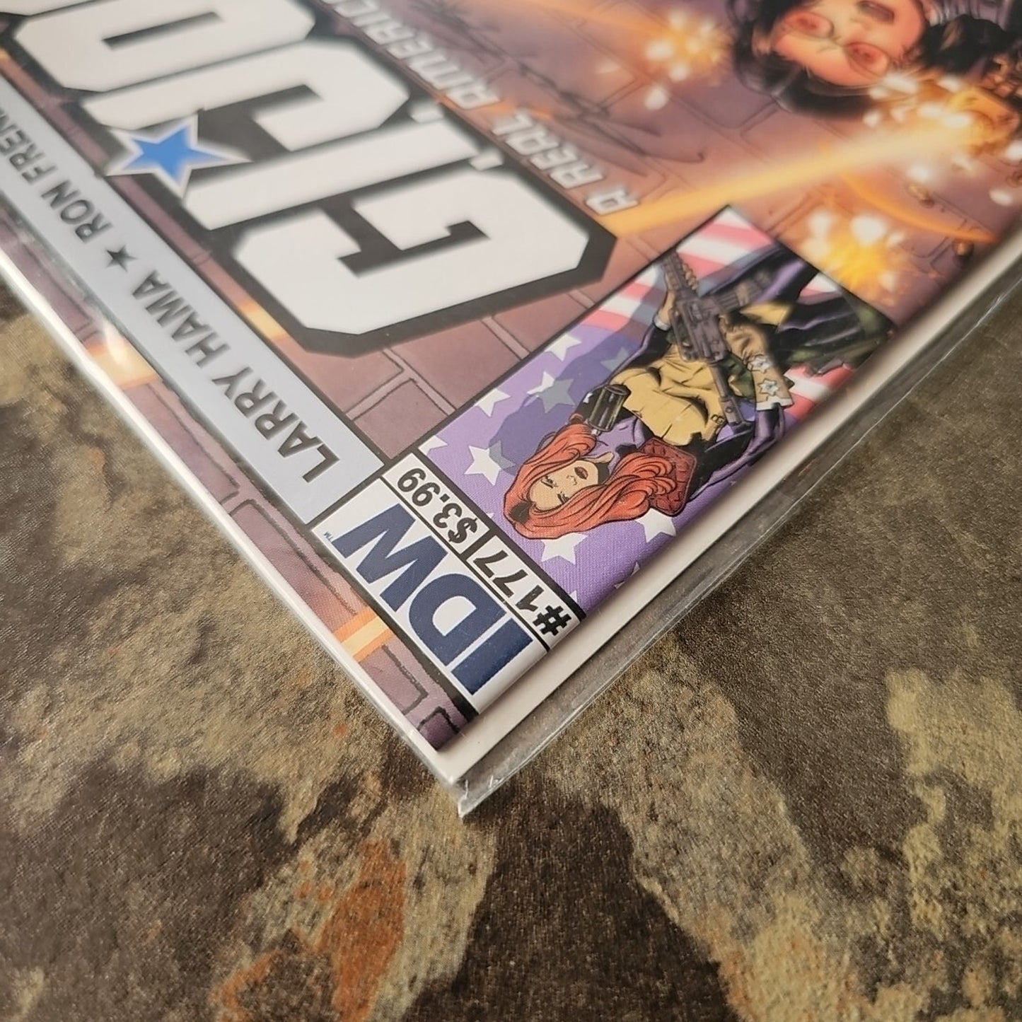 G.I. Joe A Real American Hero #177 B Variant IDW 2012 Cobra Snake Eyes Ron Auto