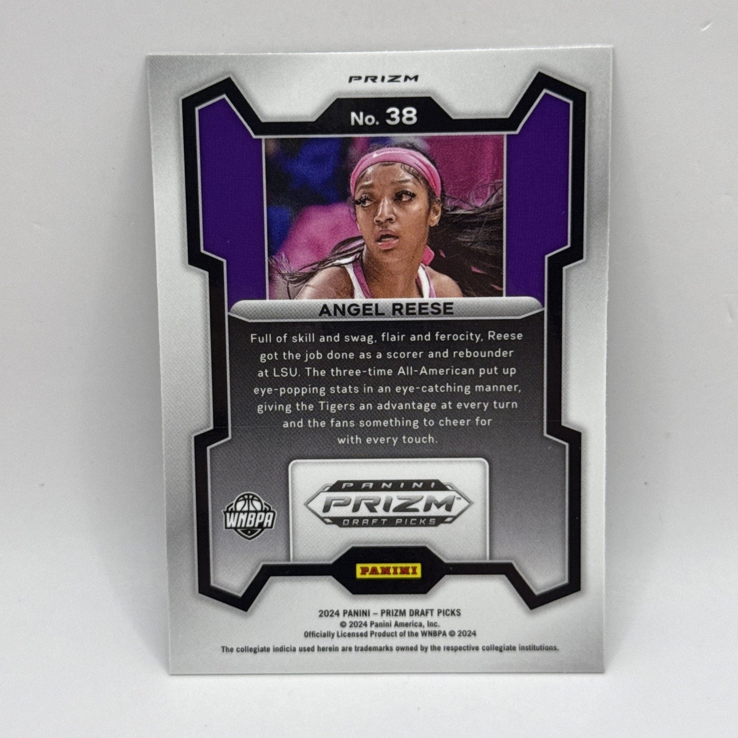 2024 Panini Prizm Draft Picks Angel Reese Rookie RC Green #38 LSU