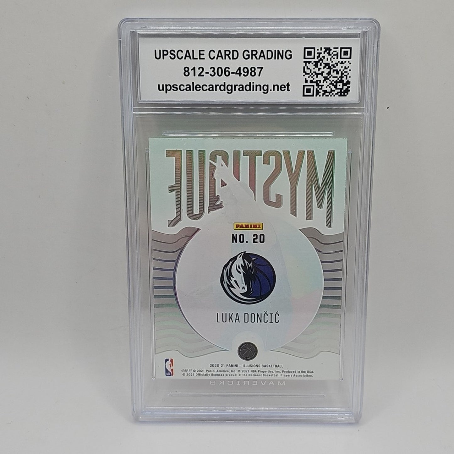 2020-21 ILLUSIONS MYSTIQUE EMERALD #20 LUKA DONCIC GRADED 10 NBA CARD