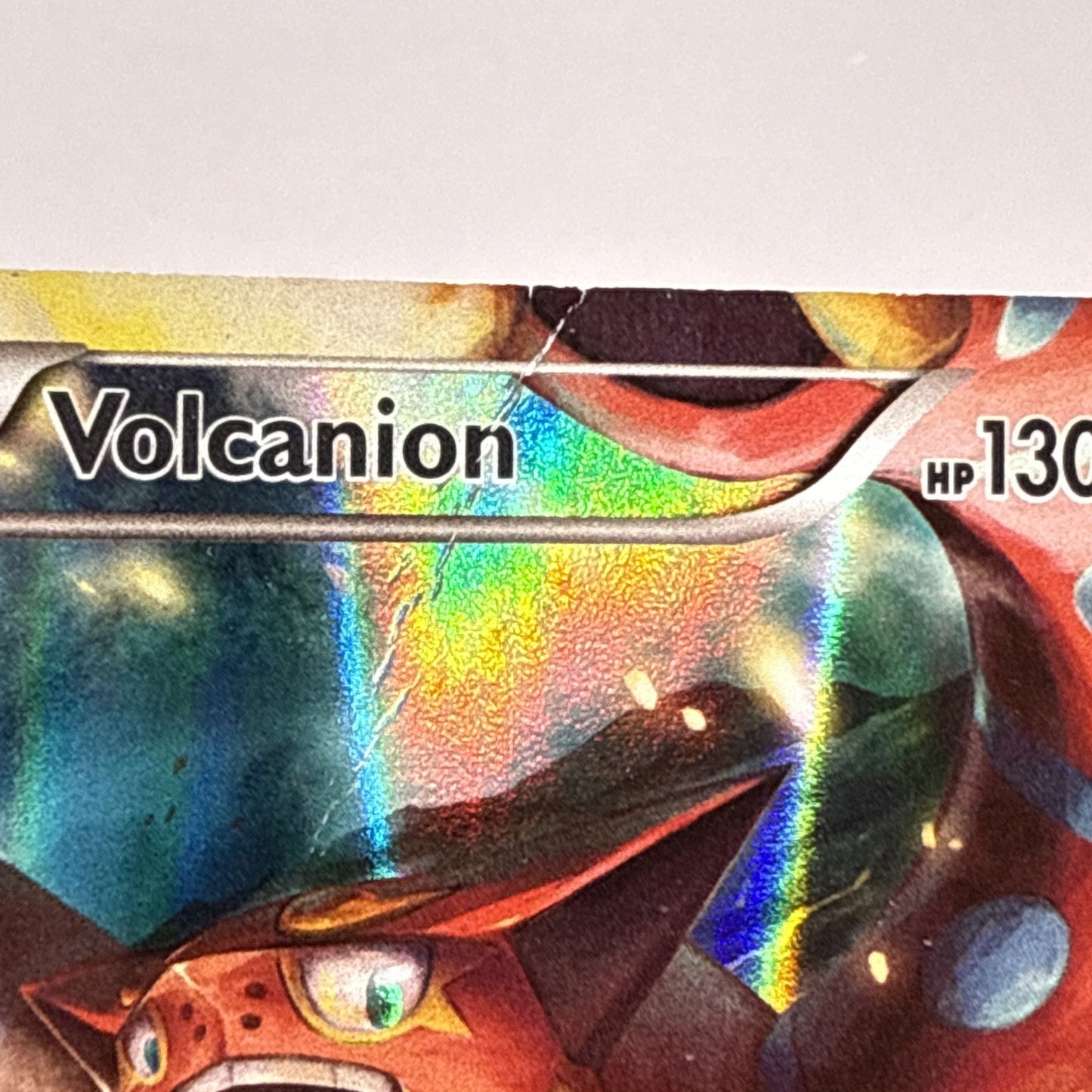 Pokémon TCG Volcanion XY XY185 Holo Black Star Promo Collectible Card HP DMG