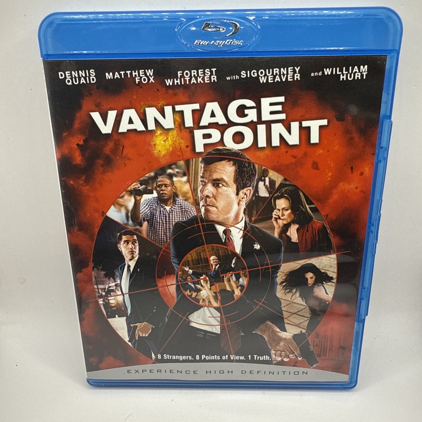 Vantage Point (Blu-ray, 2008) Movie - Matthew Fox - Dennis Quaid - High Def