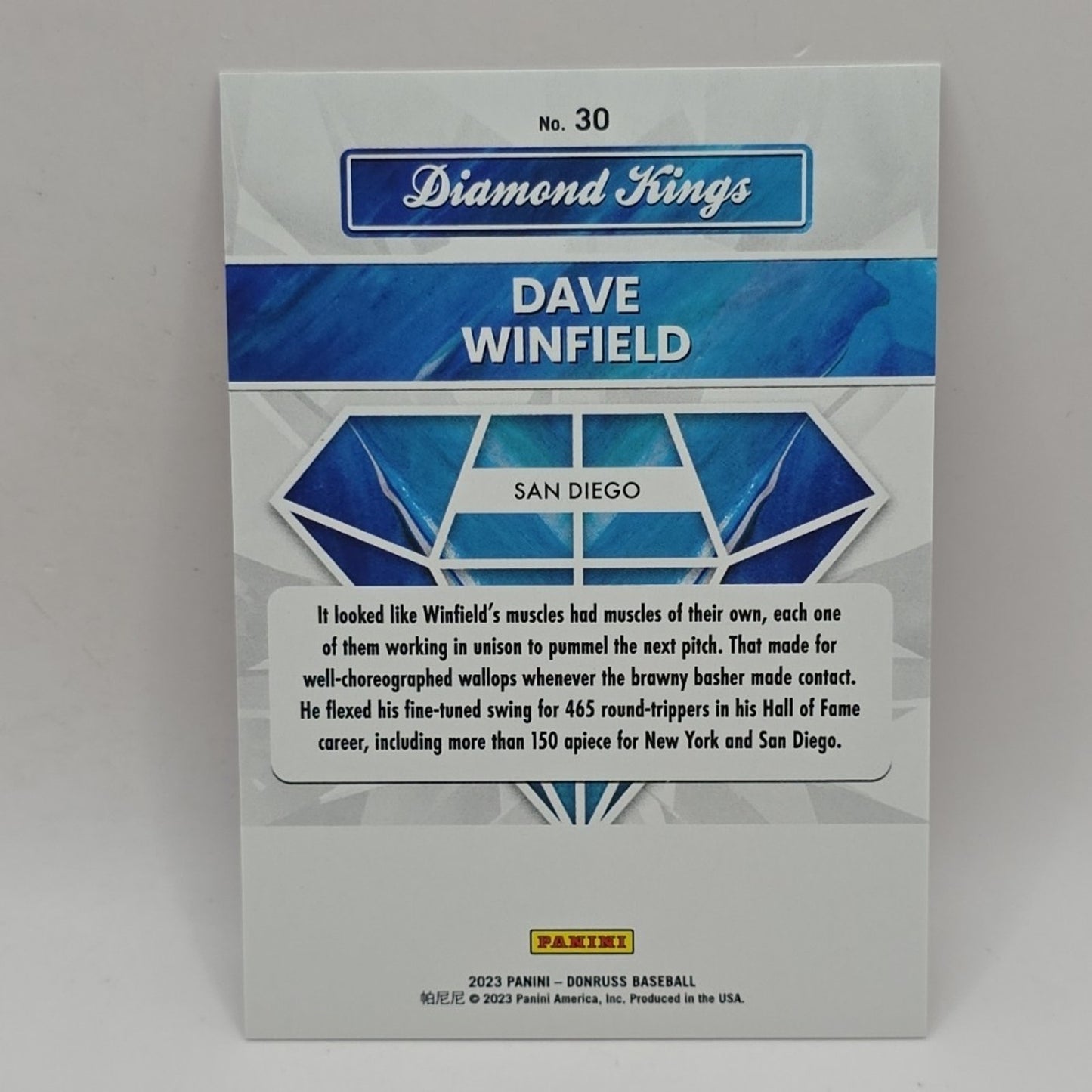 Dave Winfield Holo Red Diamond Kings /2023 Donruss Panini 2023 MLB Padres
