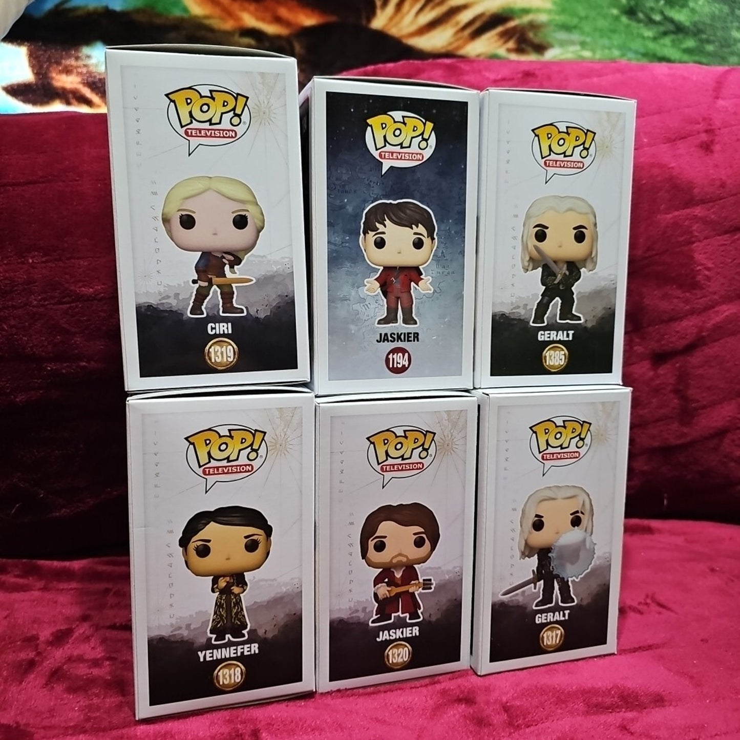 (6) Funko Pops - Television - The Witcher Vinyl Figures Collectible Toys