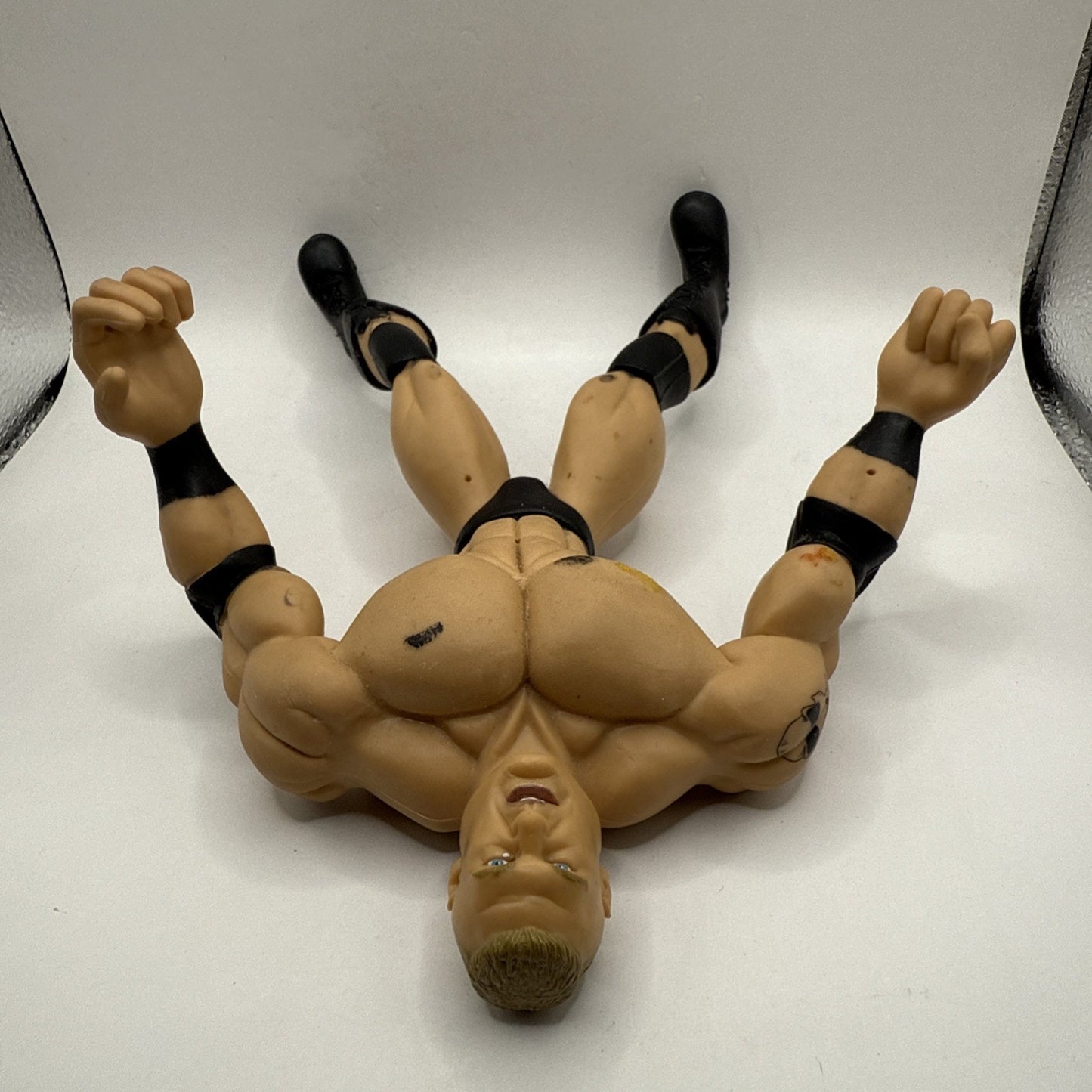 WWE FLEX-EMS Brock Lesnar 2003 Jakks Pacific Figure Collectible Rubber Toy