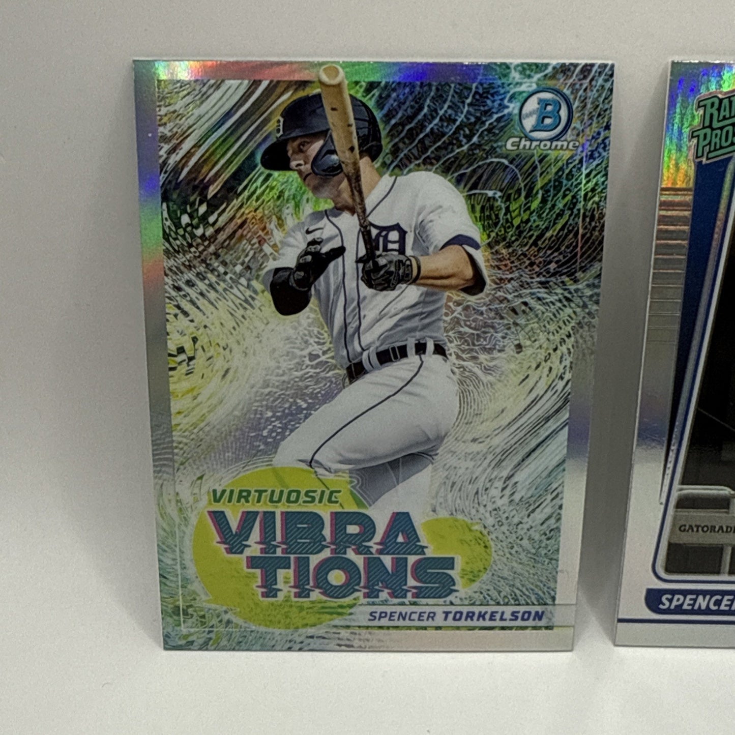 2022 Bowman Chrome Spencer Torkelson Virtuosic Vibrations #VV-2 Detroit Tigers