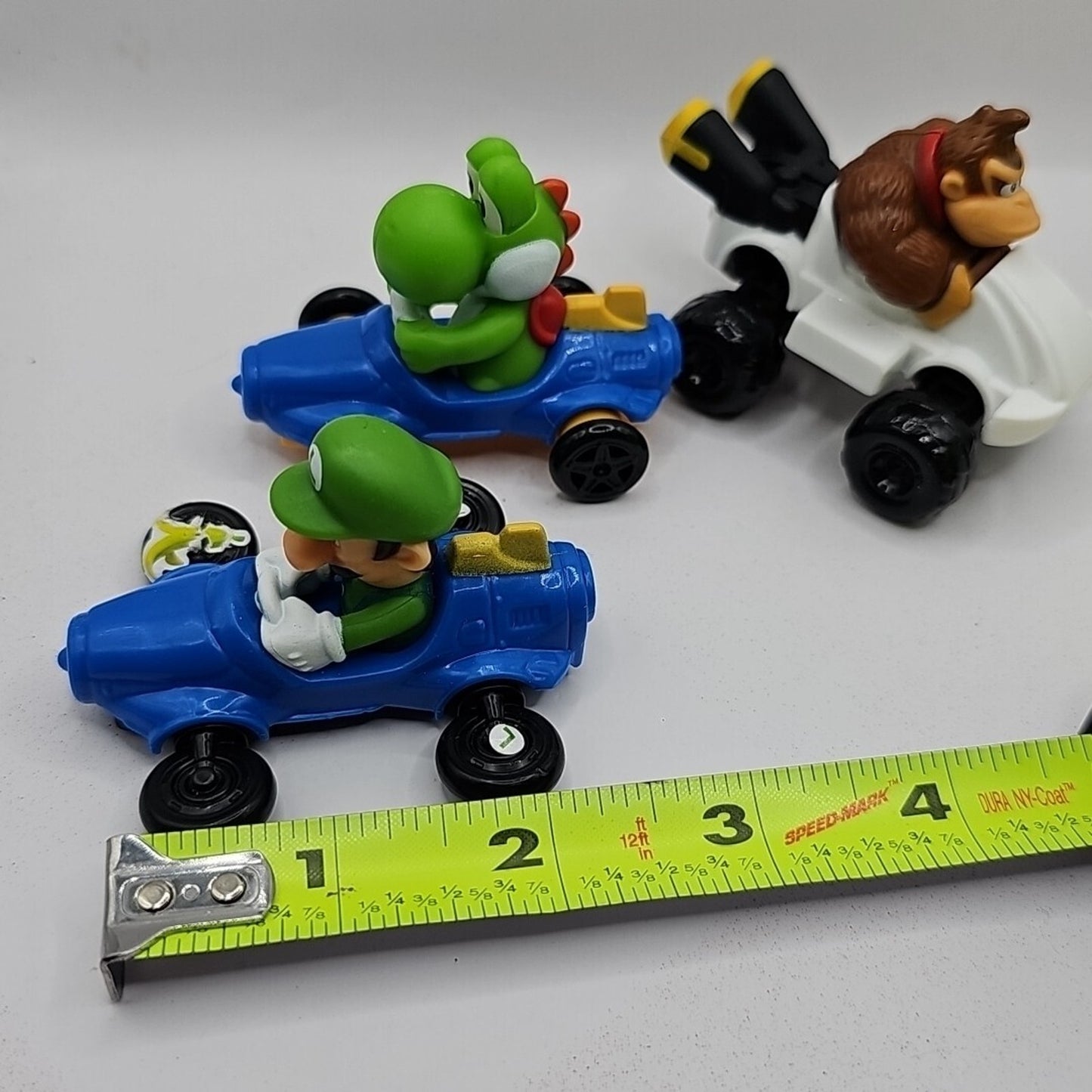 Mario Kart | Mcdonalds Happy Meal Toys | Set of 3 Yoshi, Luigi & Donkey Kong