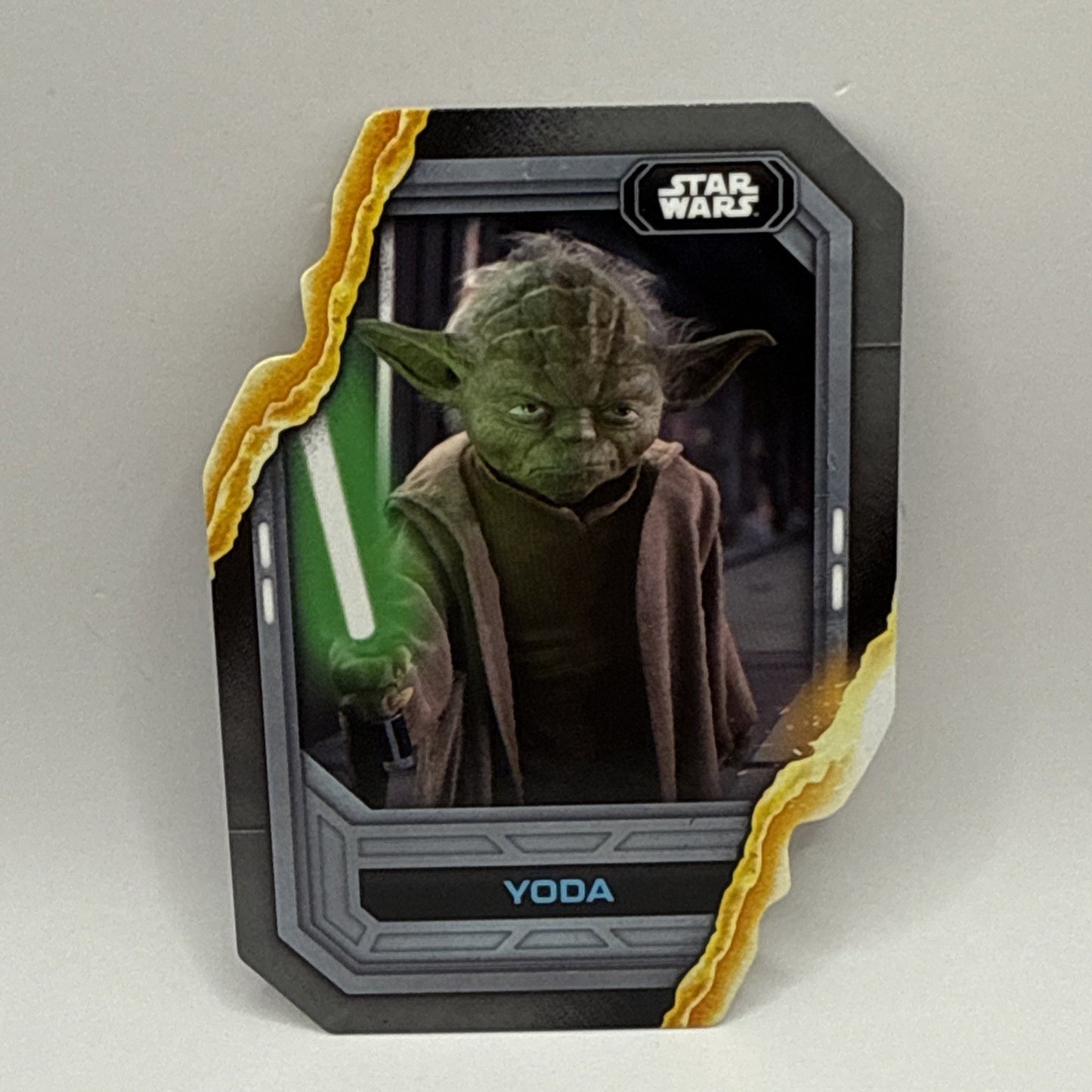 2023 Topps Star Wars Flagship Yoda#LS-3 Lightsaber Stylings Die Cut