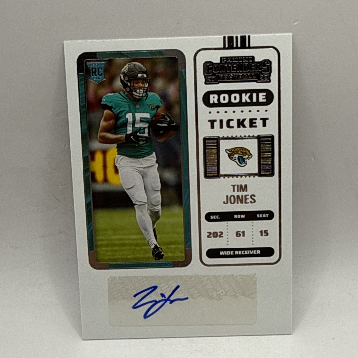2022 Panini Contenders - Rookie Ticket #143 Tim Jones NFL Jaguars Card