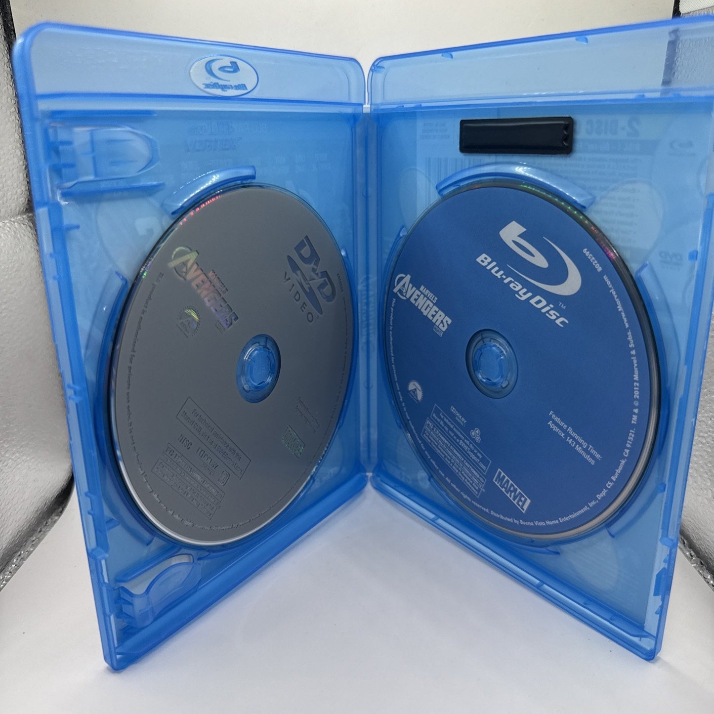 Marvel's The Avengers (Blu-ray + DVD, 2012) Iron Man, Hulk, Captain America Thor