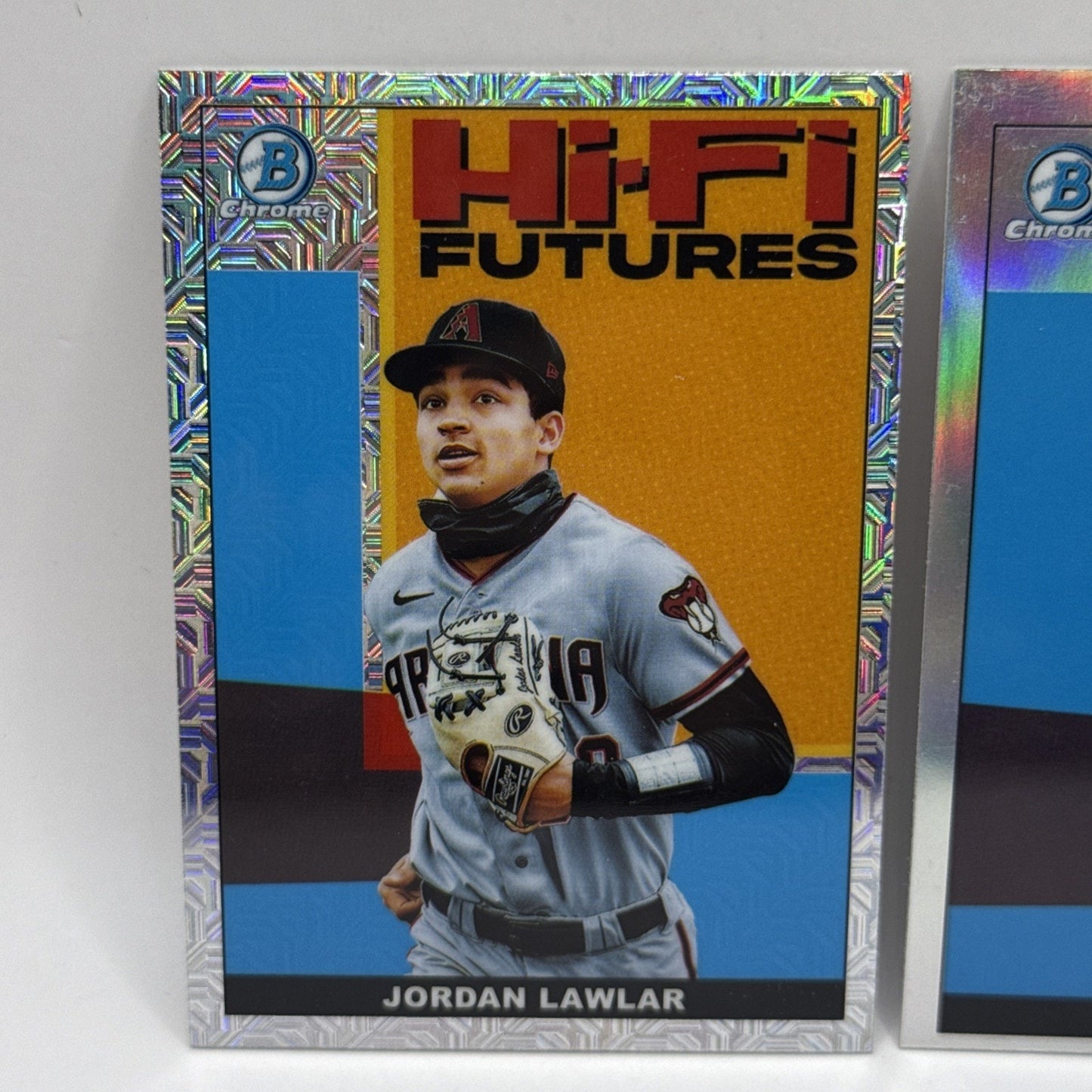 2022 Bowman Chrome Mojo Refractor Jordan Lawlar Hi-Fi Futures Arizona RC