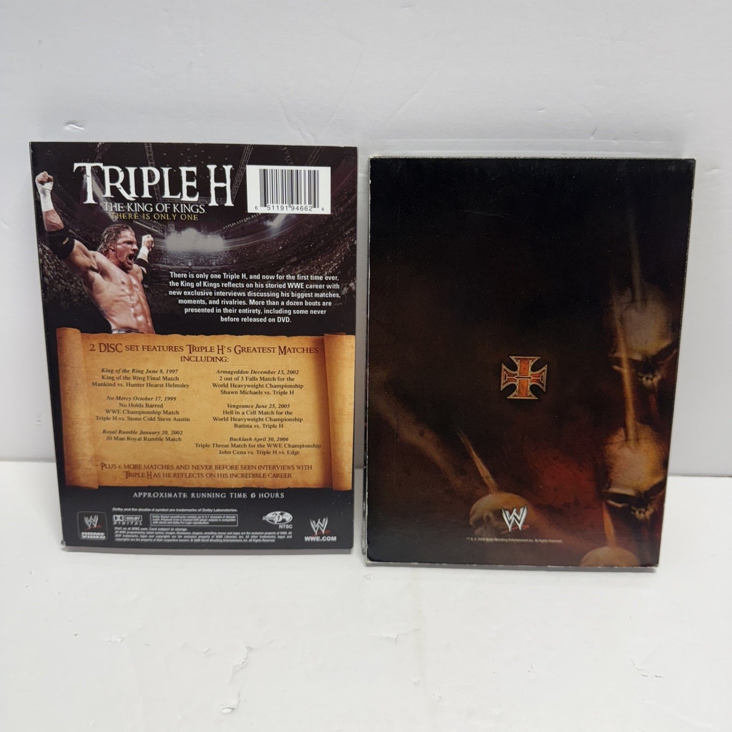 WWE - Triple H: The King of Kings (DVD, 2008, 2-Disc Set) Authentic US NEAR MINT