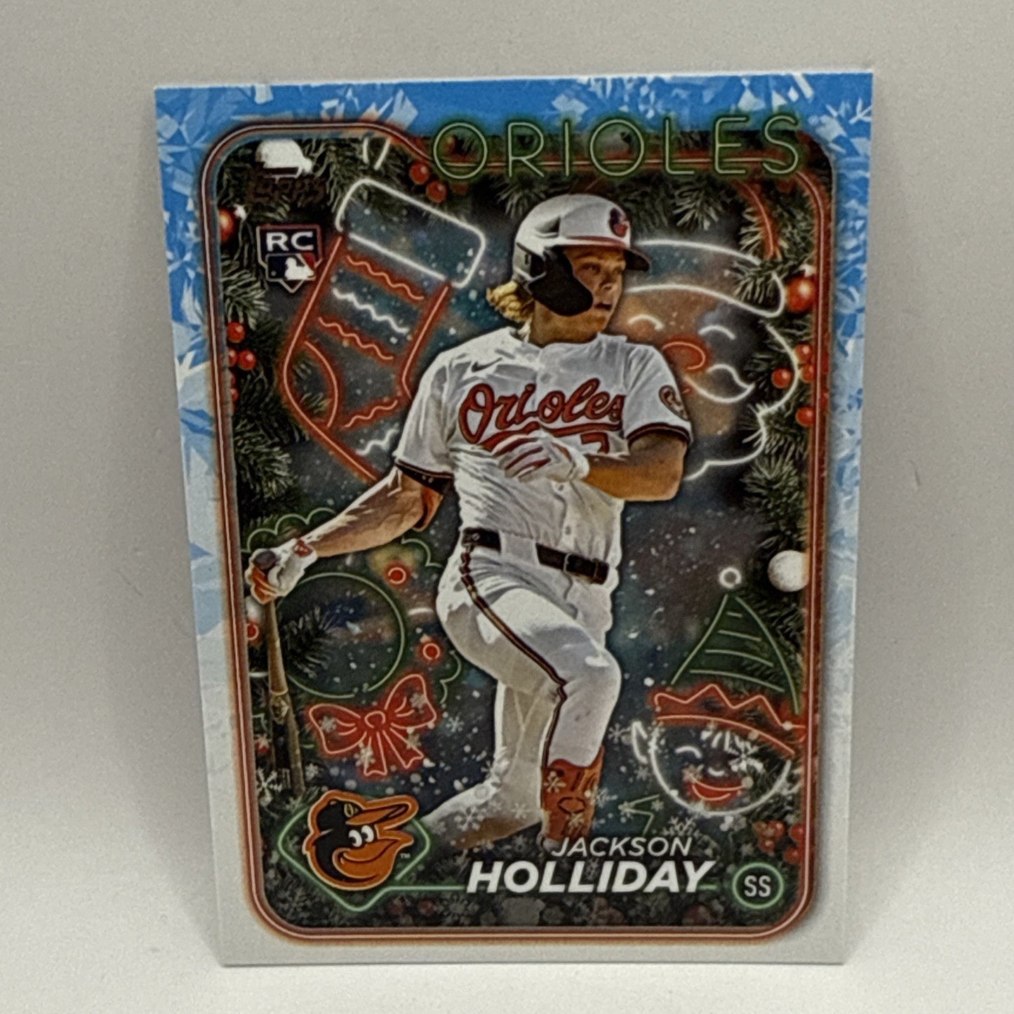 2024 Topps Holiday Jackson Holliday RC Baltimore Orioles Rookie #H50