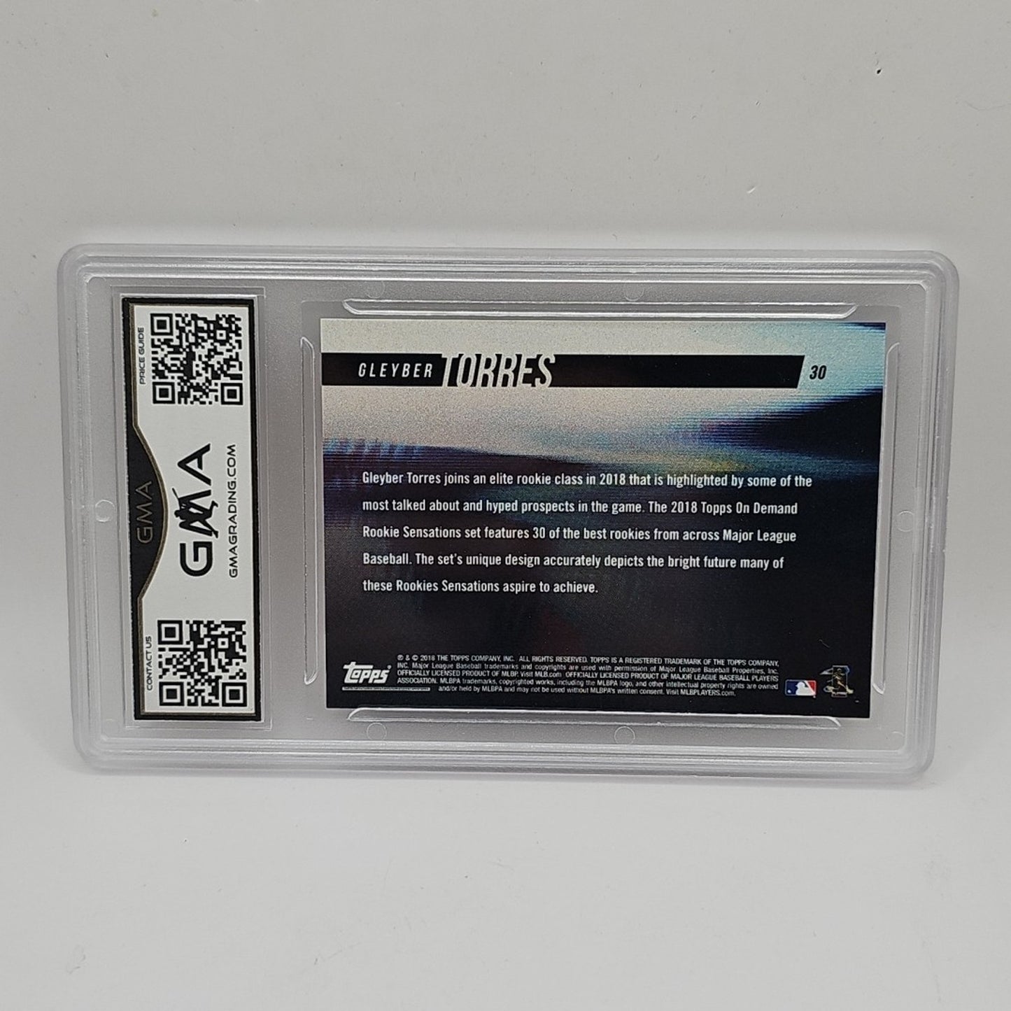 2018 Topps On-Demand Rookie Sensations #30 Gleyber Torres ROOKIE Graded 10 MLB