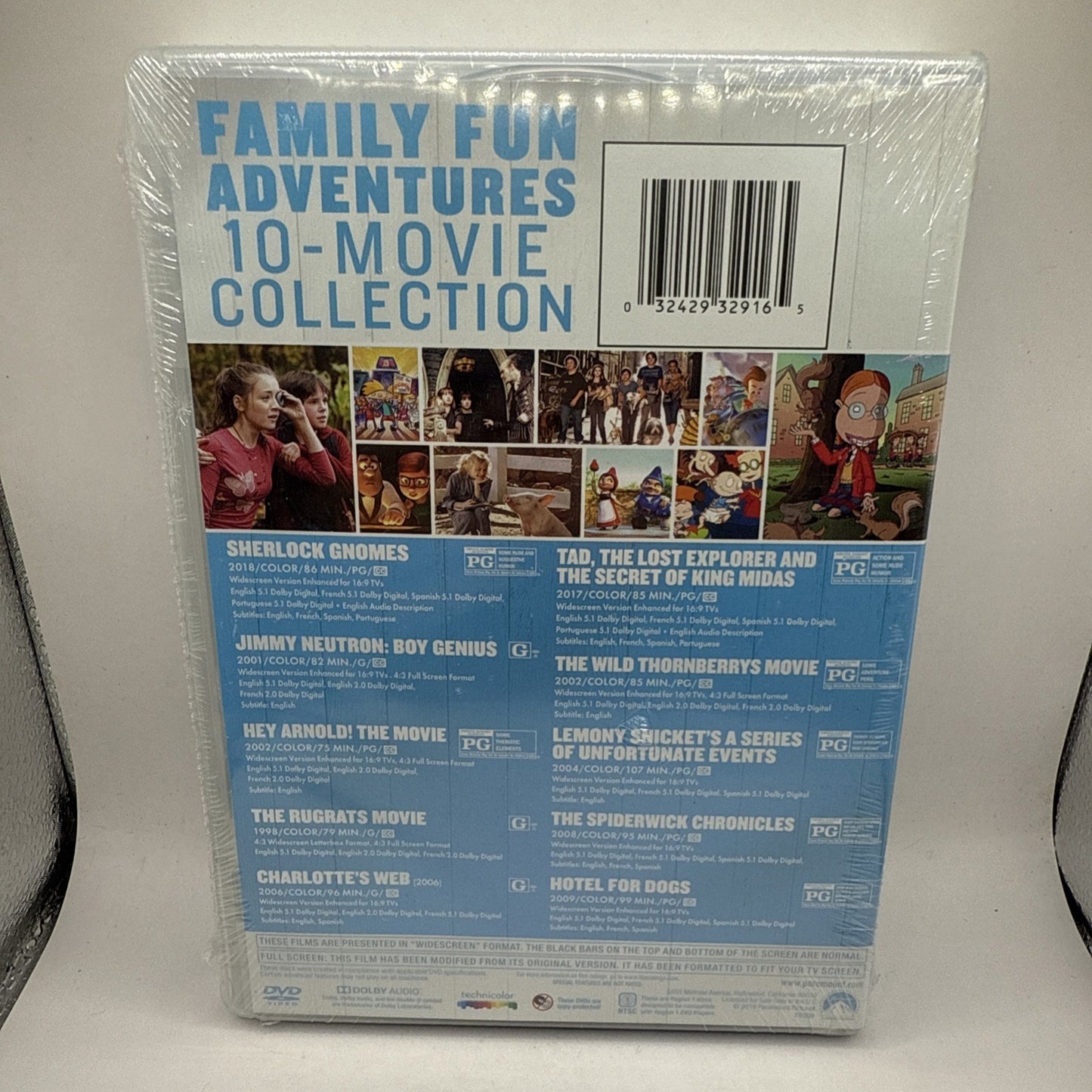 New! Family Fun Adventures - 10-Movie Collection DVD Sealed PARAMOUNT 2019
