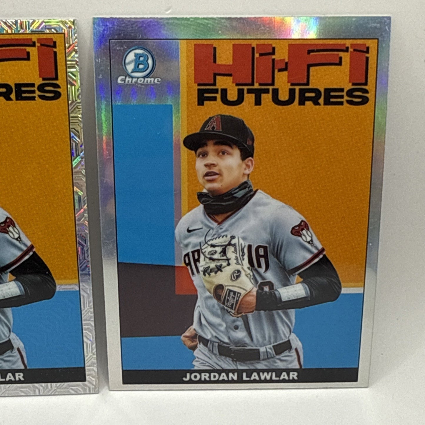 2022 Bowman Chrome Mojo Refractor Jordan Lawlar Hi-Fi Futures Arizona RC