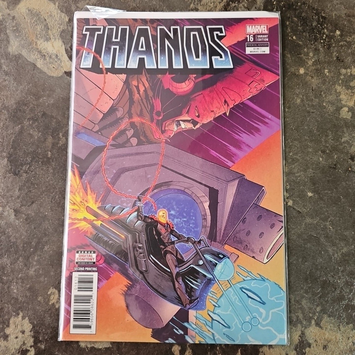 Thanos #16 2nd Print Marvel Comics Varient Edition Comic Book Ghost Rider