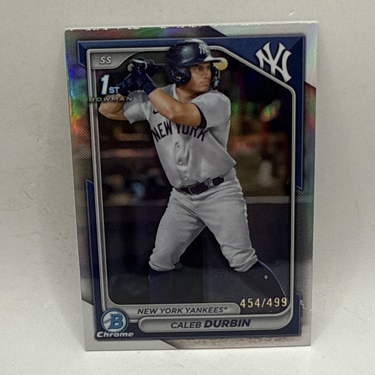 2024 Bowman Chrome - Prospects Caleb Durbin #BCP-214 Refractor /499 (RC)
