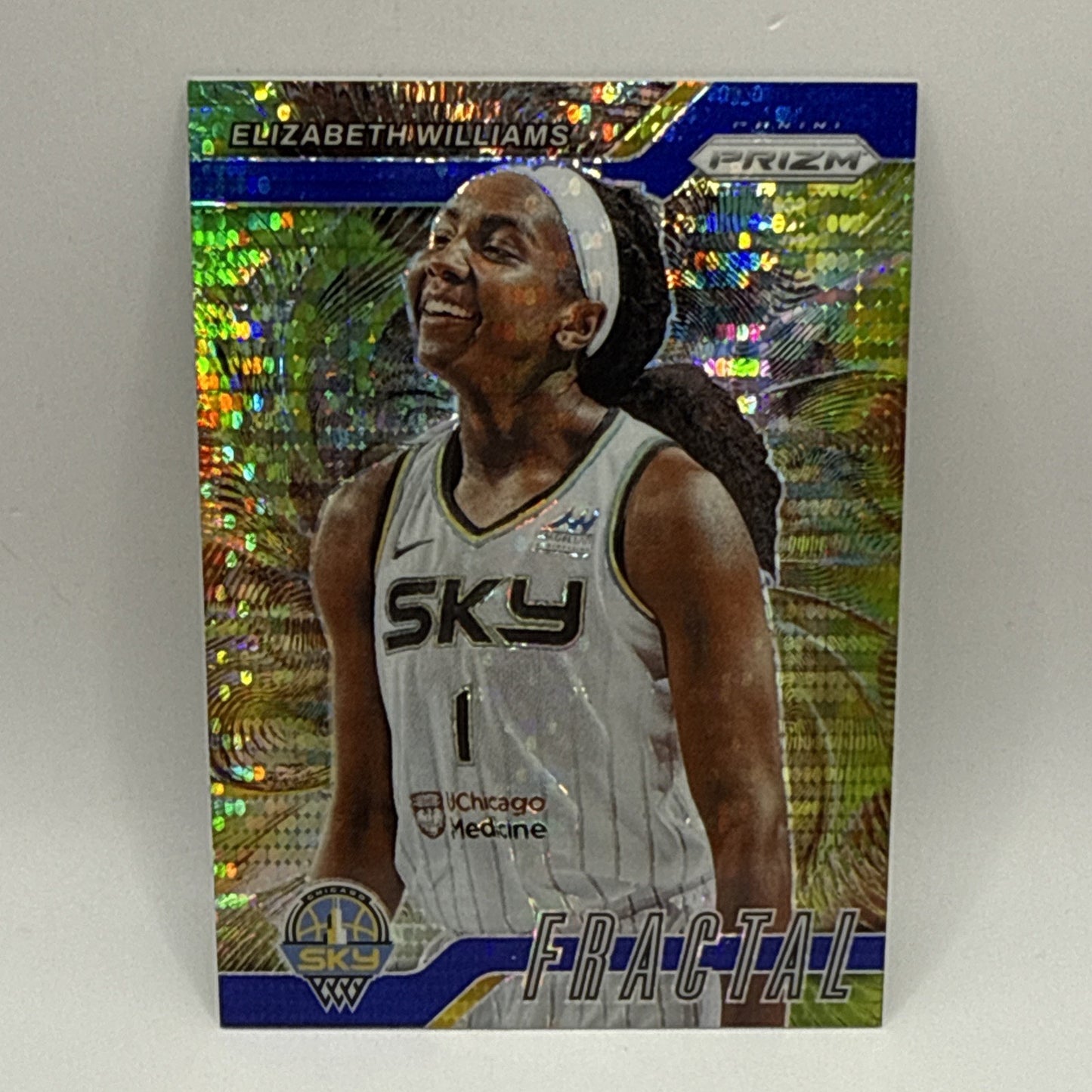 2024 WNBA Prizm Elizabeth WIlliams Fractal /199 Sky Basketball Pulsar Foil Card