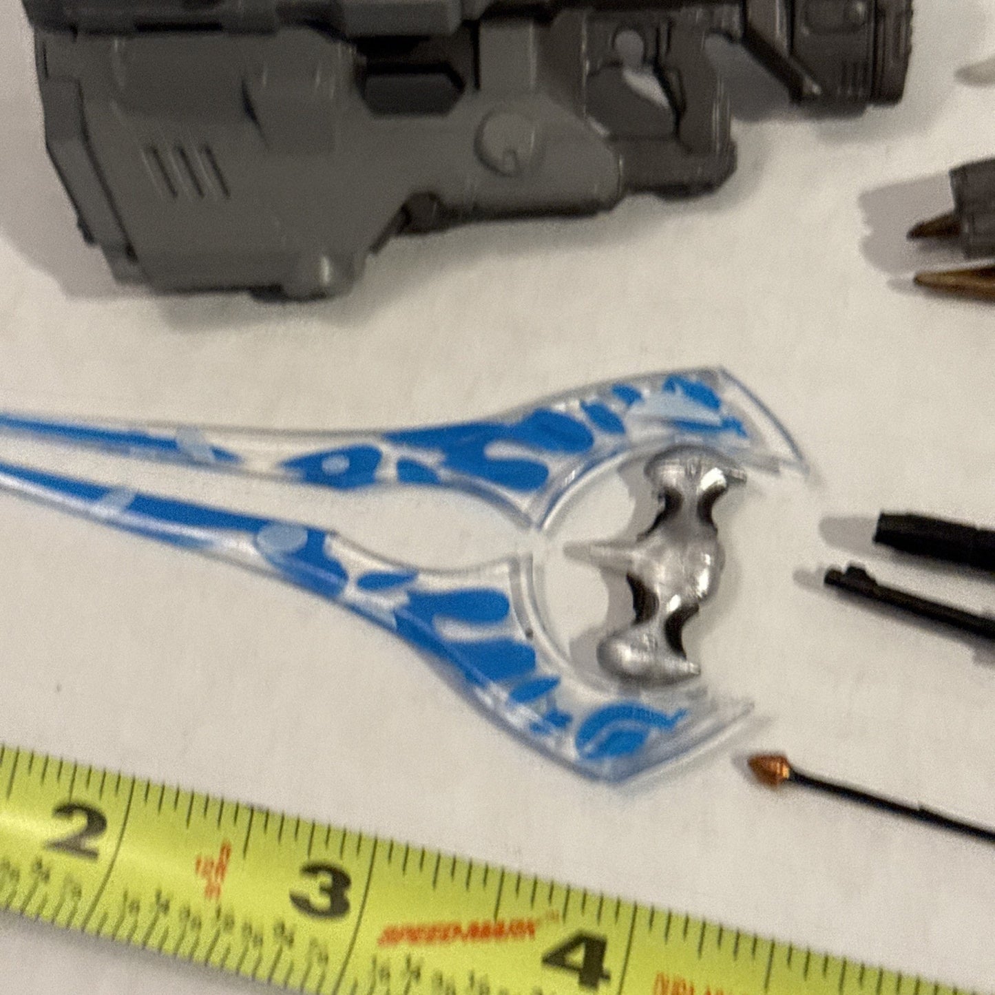 Lot Of Toy Action Figure Weapons - Halo, Doom, Batman, God Of War Parts Play Set