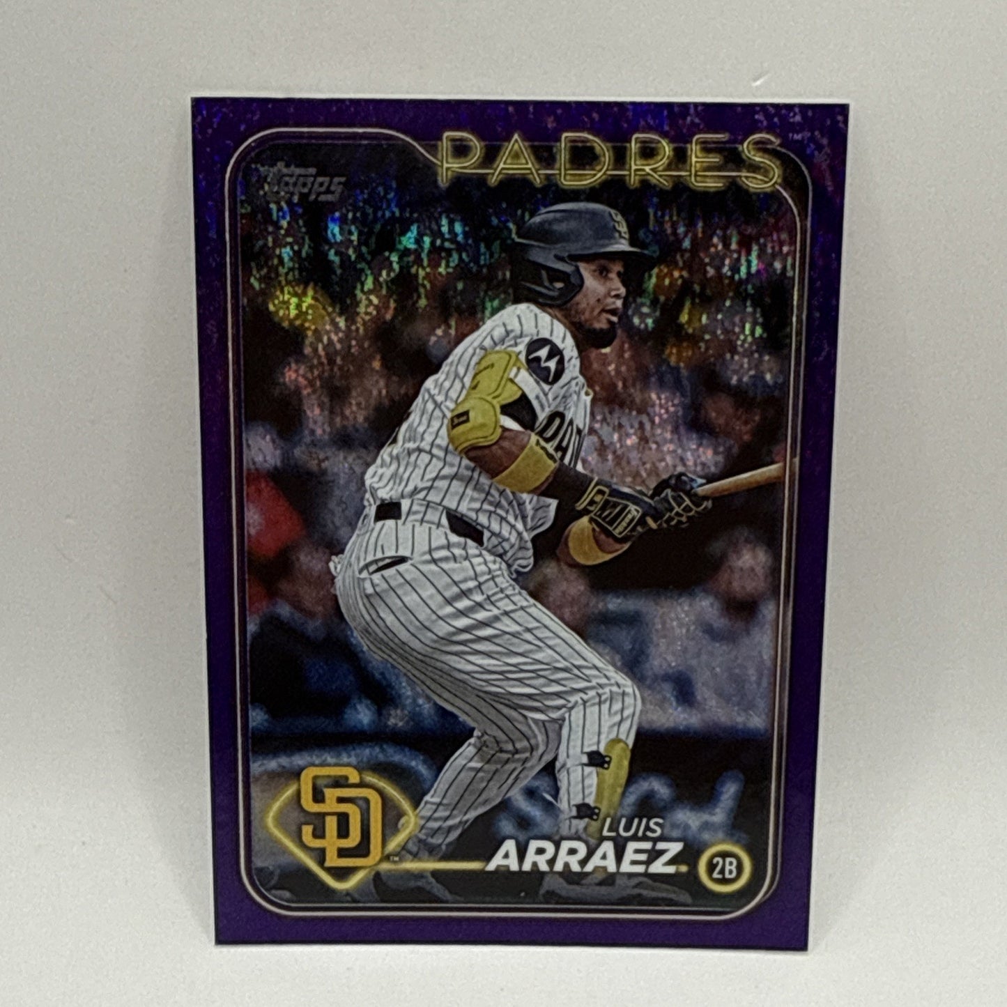 2024 Topps Update Luiz Arraez Purple Foil /799 Padres
