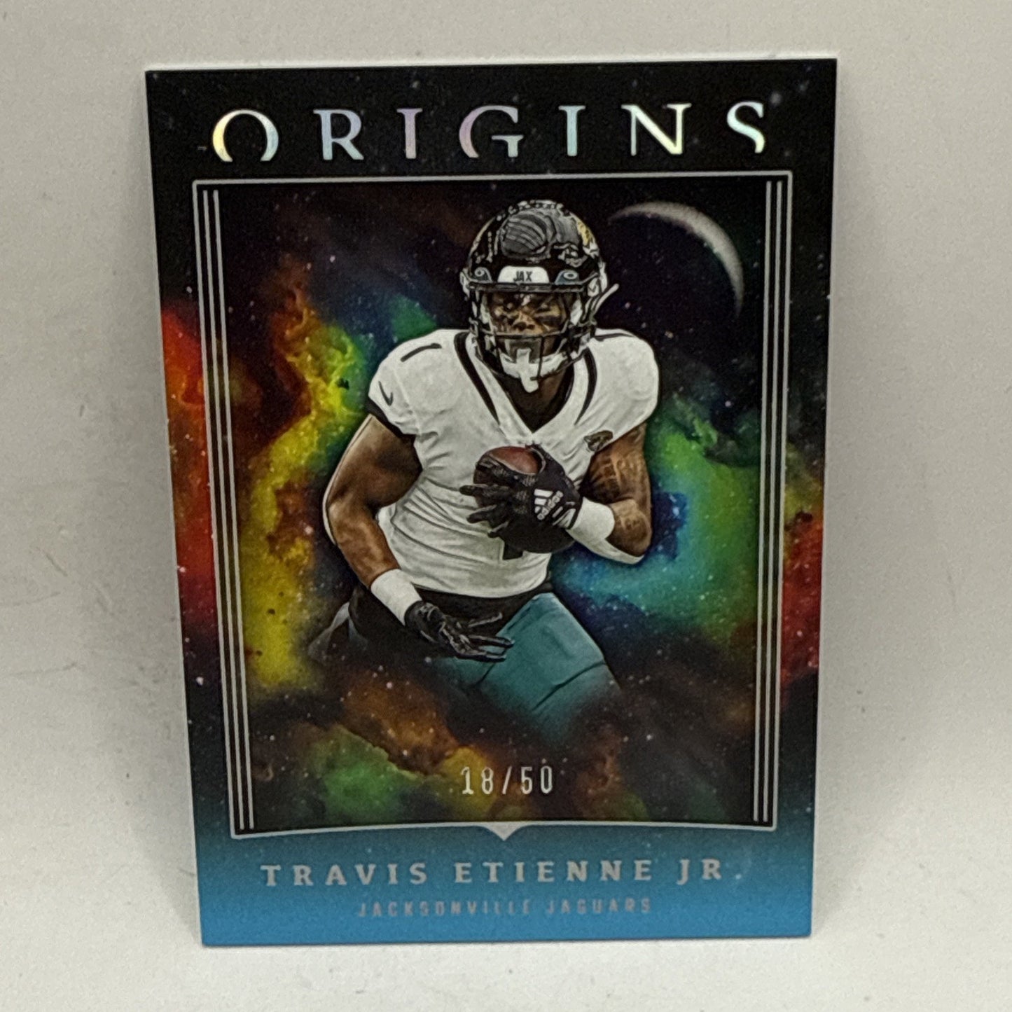 2023 Origins Football #47 Travis Etienne Jr /50 NFL Jacksonville Jaguars Card