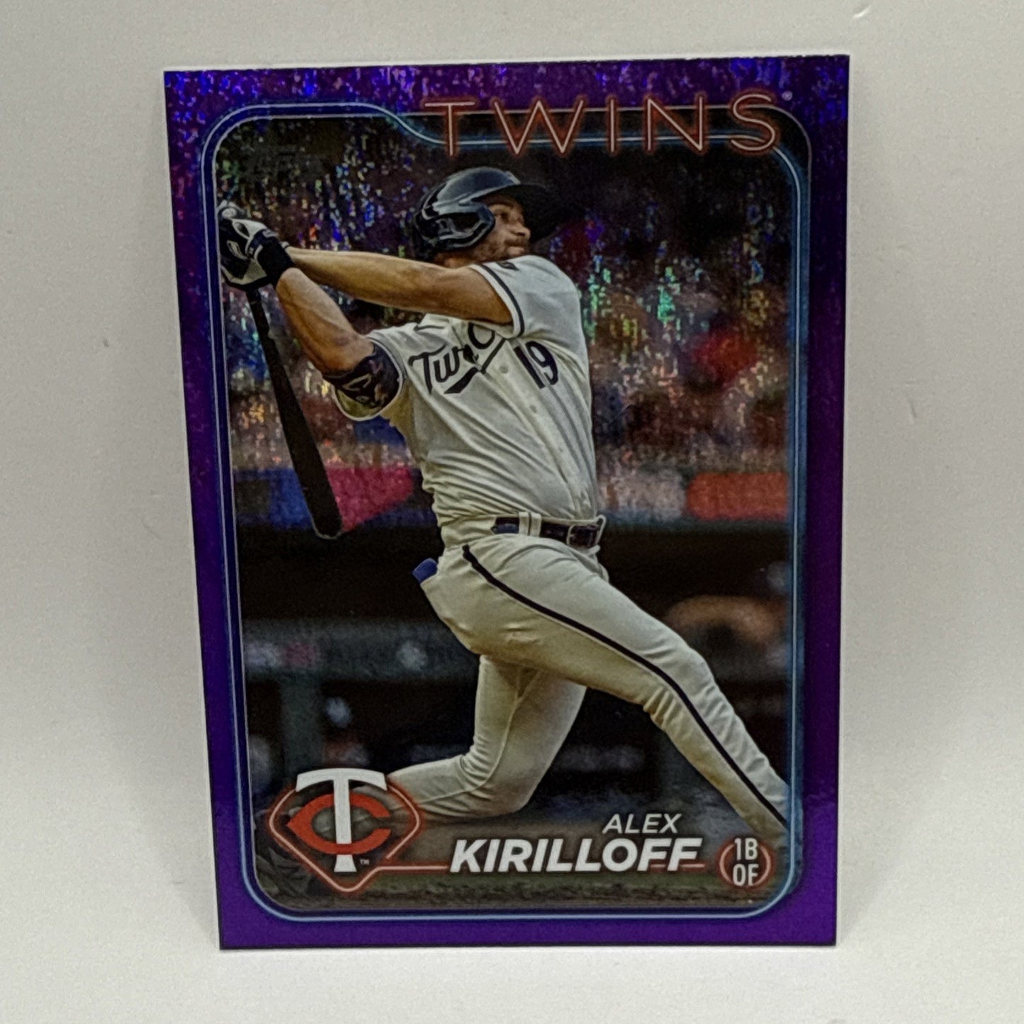 Alex Kirilloff 2024 Topps #148 Purple Holofoil SP /799 Minnesota Twins MLB