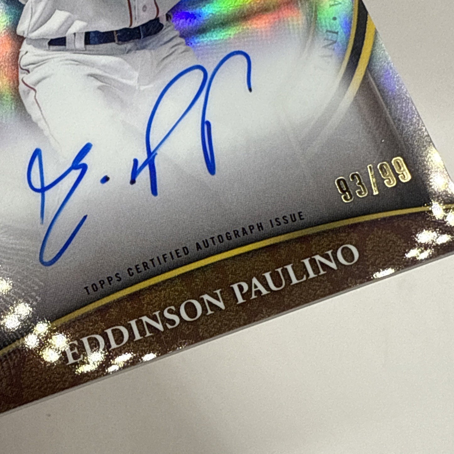 2023 Bowman Invicta #BIVA-EP Eddinson Paulino Prospect Auto /99 MLB Red Sox T6