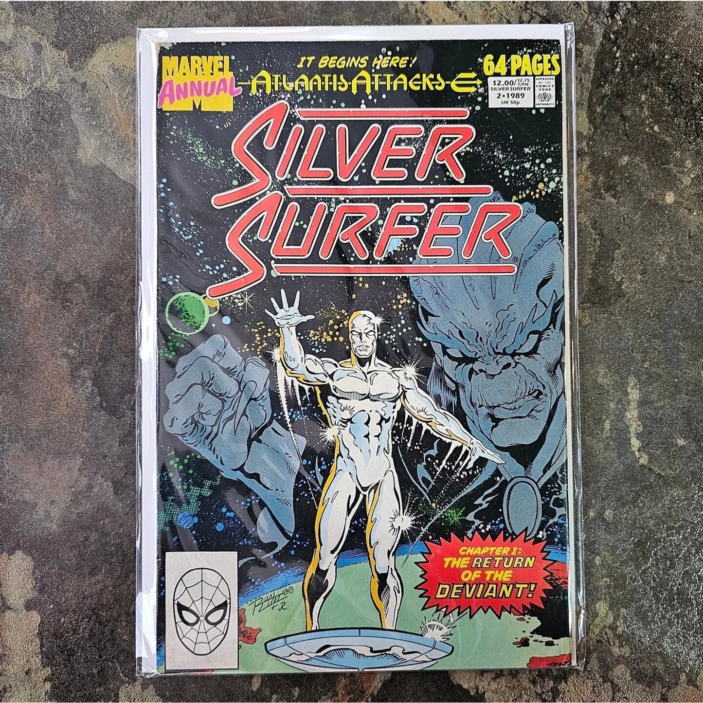 SILVER SURFER ANNUAL #2 (1989) COMIC BOOK ~ Marvel Comics