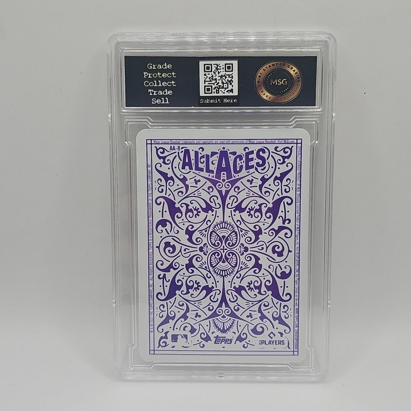 Jacob De Grom NY Mets 2023 Topps All Aces AA-8 MSG GRADED 9 MINT MLB CARD
