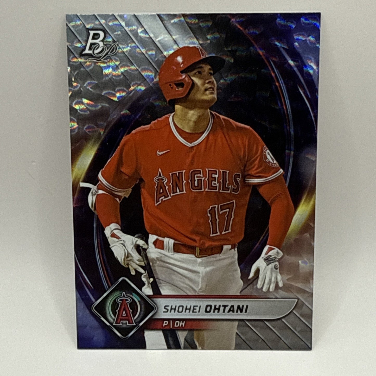Shohei Ohtani ICE FOIL PARALLEL 2022 Bowman Platinum #10 Los Angeles Angels
