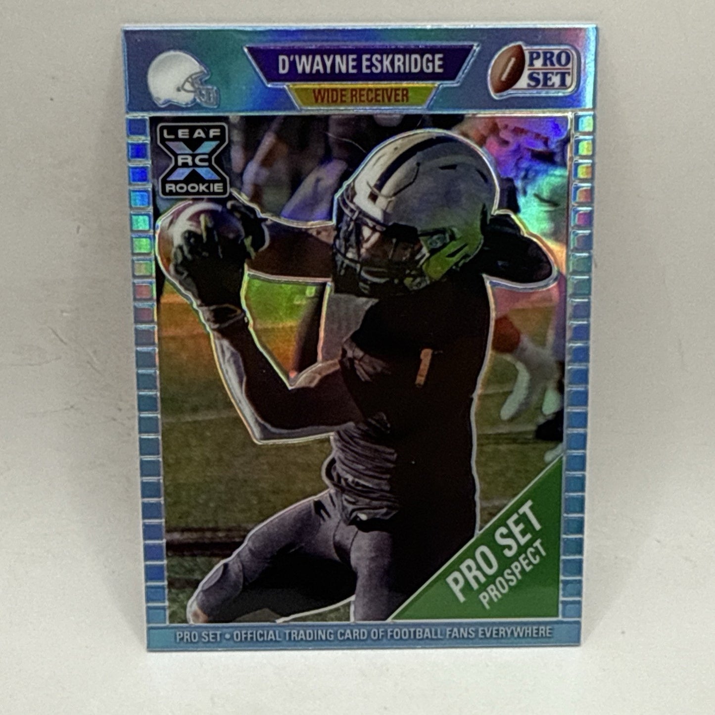 2021 Leaf Pro Set Metal Blue D'Wayne Eskridge RC /10 SP NFL Seahawks