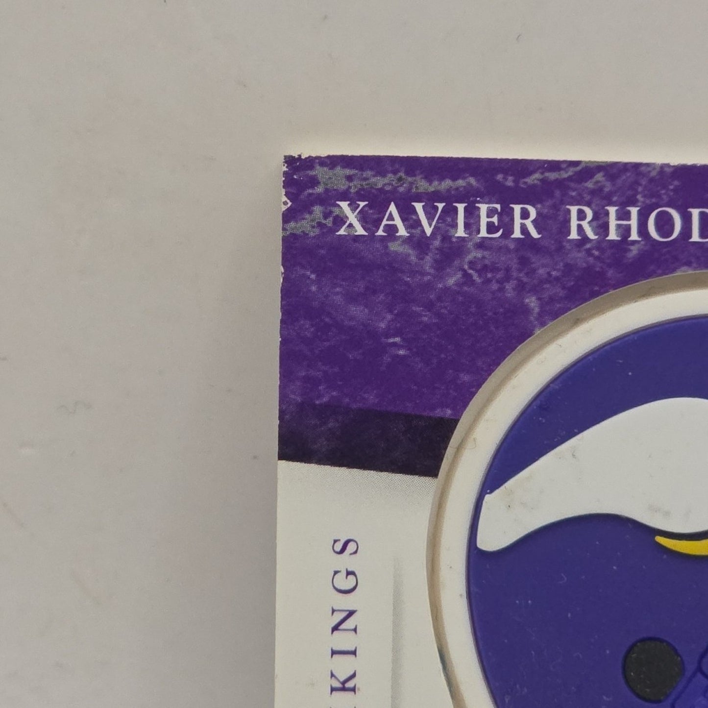 2013 Panini Prominence Helmet Signatures /102 Xavier Rhodes #198 Rookie Auto RC